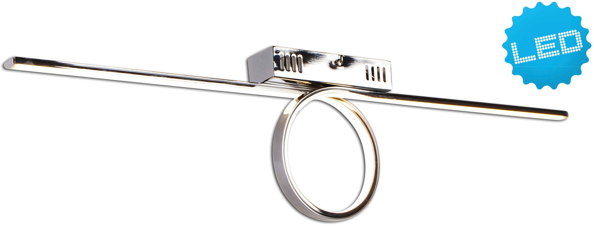 näve LED Deckenleuchte "Loop", LED fest integriert, Warmweiß, modernes Design; incl. Trafo