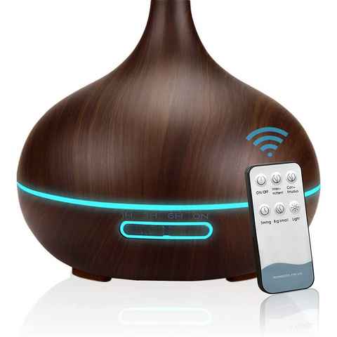 Bedee Diffuser Aroma Diffuser, 550ml, Aroma Ultraschall-Vernebler, 0,50 l Wassertank, Aroma Diffuser Luftbefeuchter für Schlafzimmer, Büro, Yoga, Spa