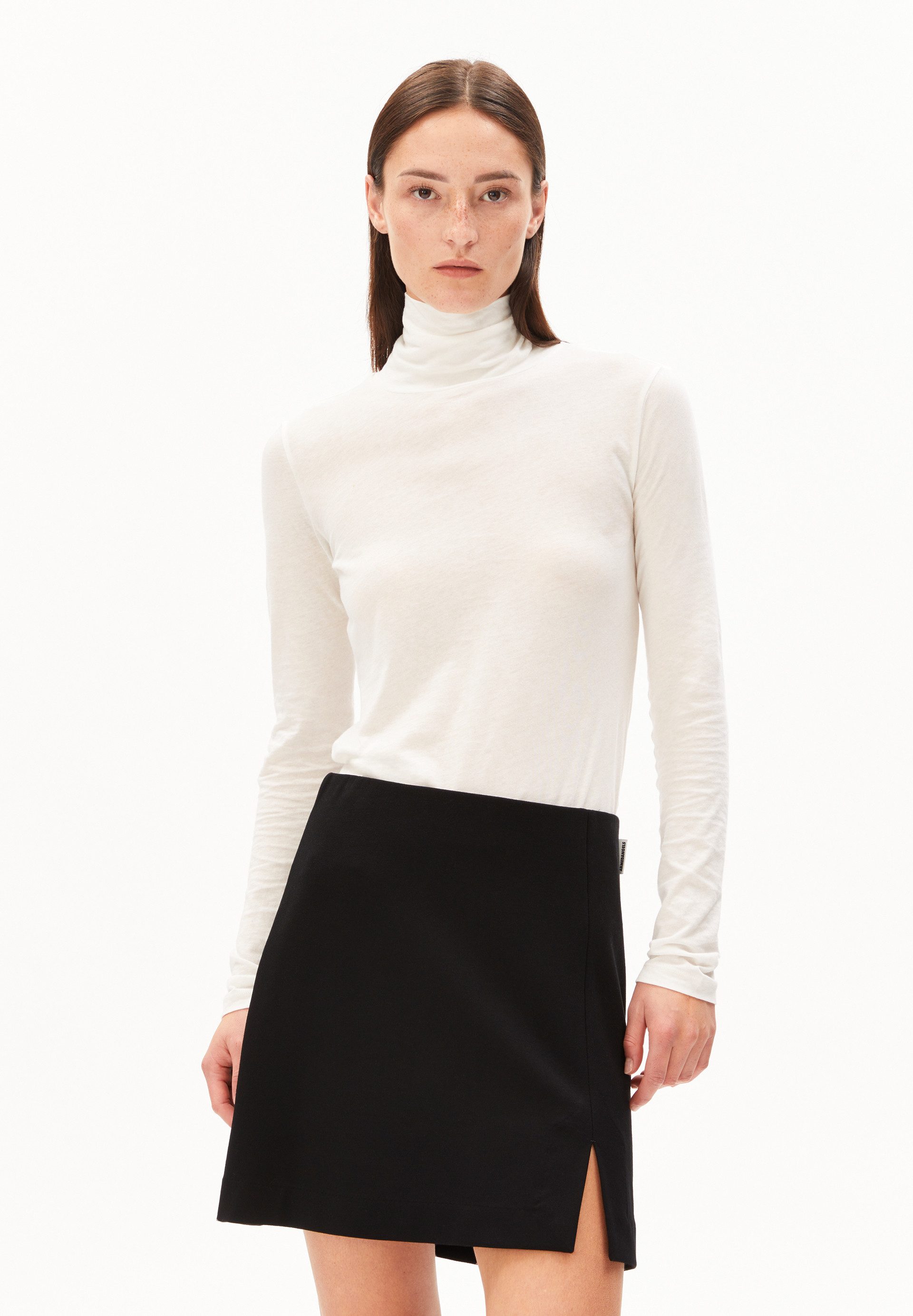 Armedangels Longsleeve GRAZILIANAA SOFT Longsleeve aus Bio-Baumwolle (1-tlg) Mock-Ausschnitt