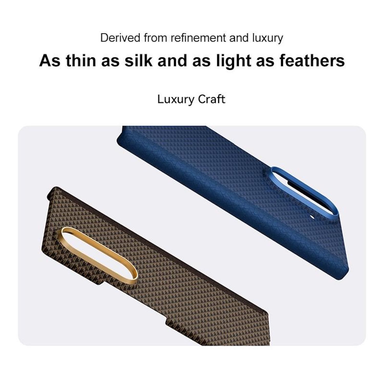 Wigento Handyhülle Klapphülle MagSafe für Samsung Galaxy Z Fold 7 Nanofaser Schutz Braun, Nanofaser Hülle mit integriertem MagSafe Ring