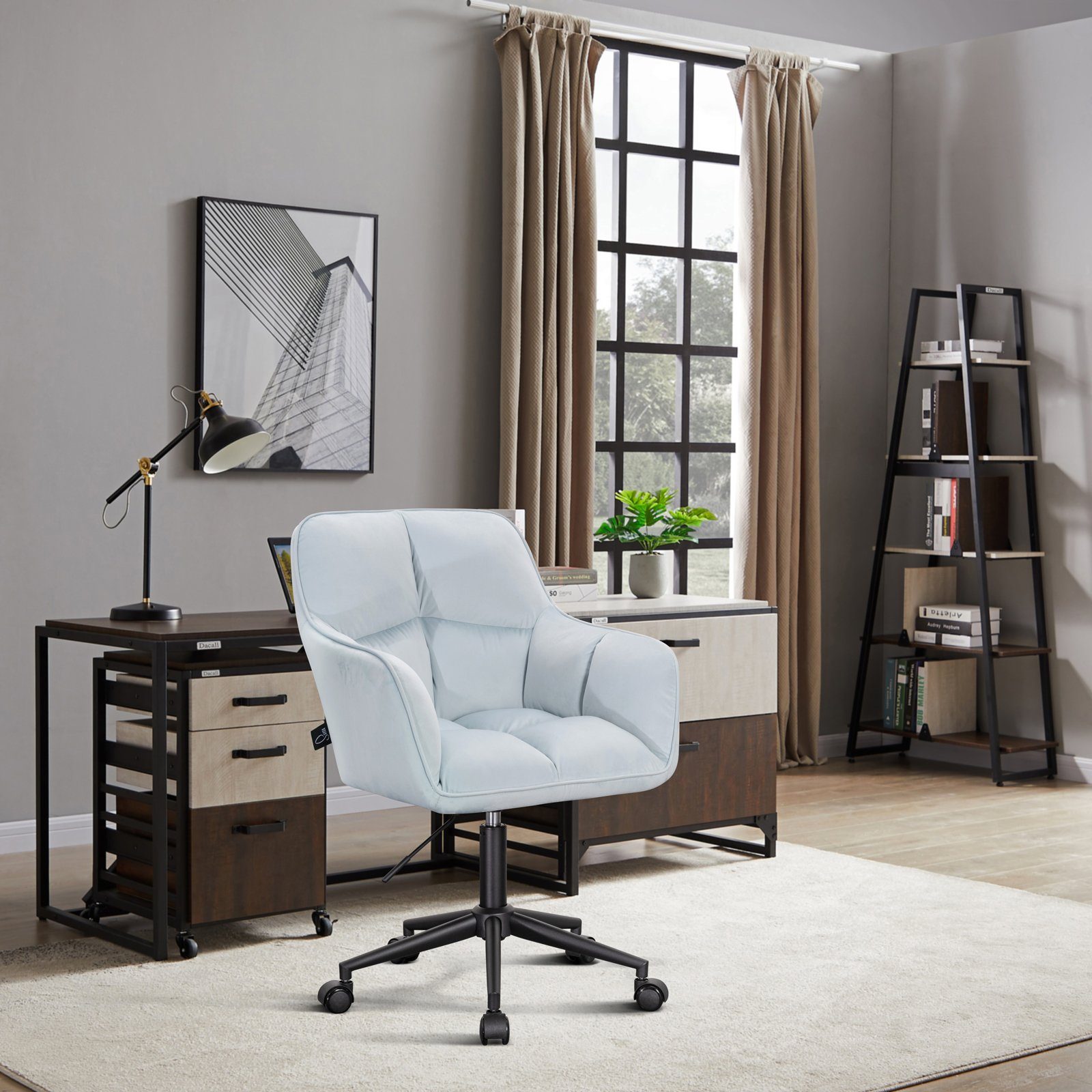 SVITA Schreibtischstuhl JERRY (1 St), Schminkstuhl, Drehsessel, höhenverste günstig online kaufen