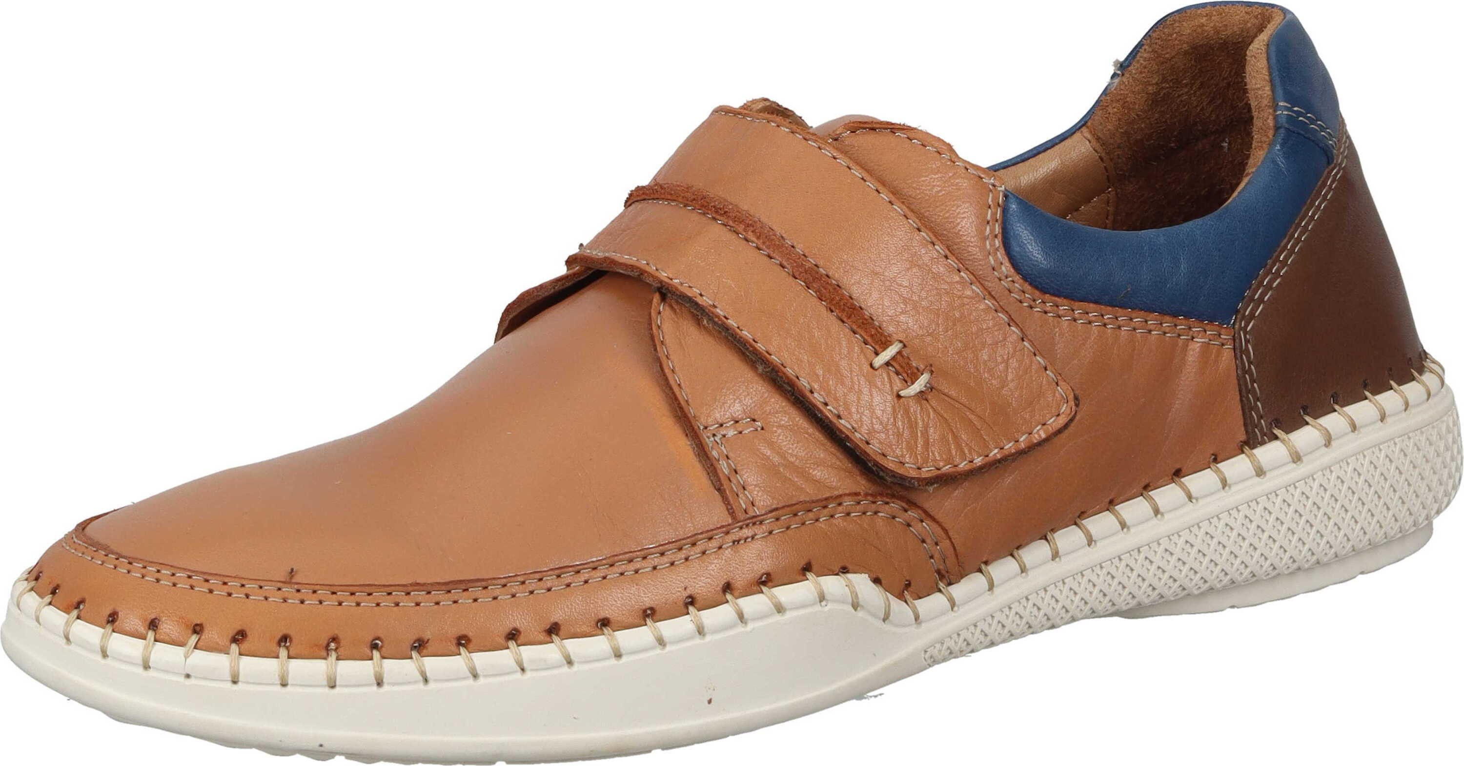 Manitu Slipper Klettschuh aus Nubukleder