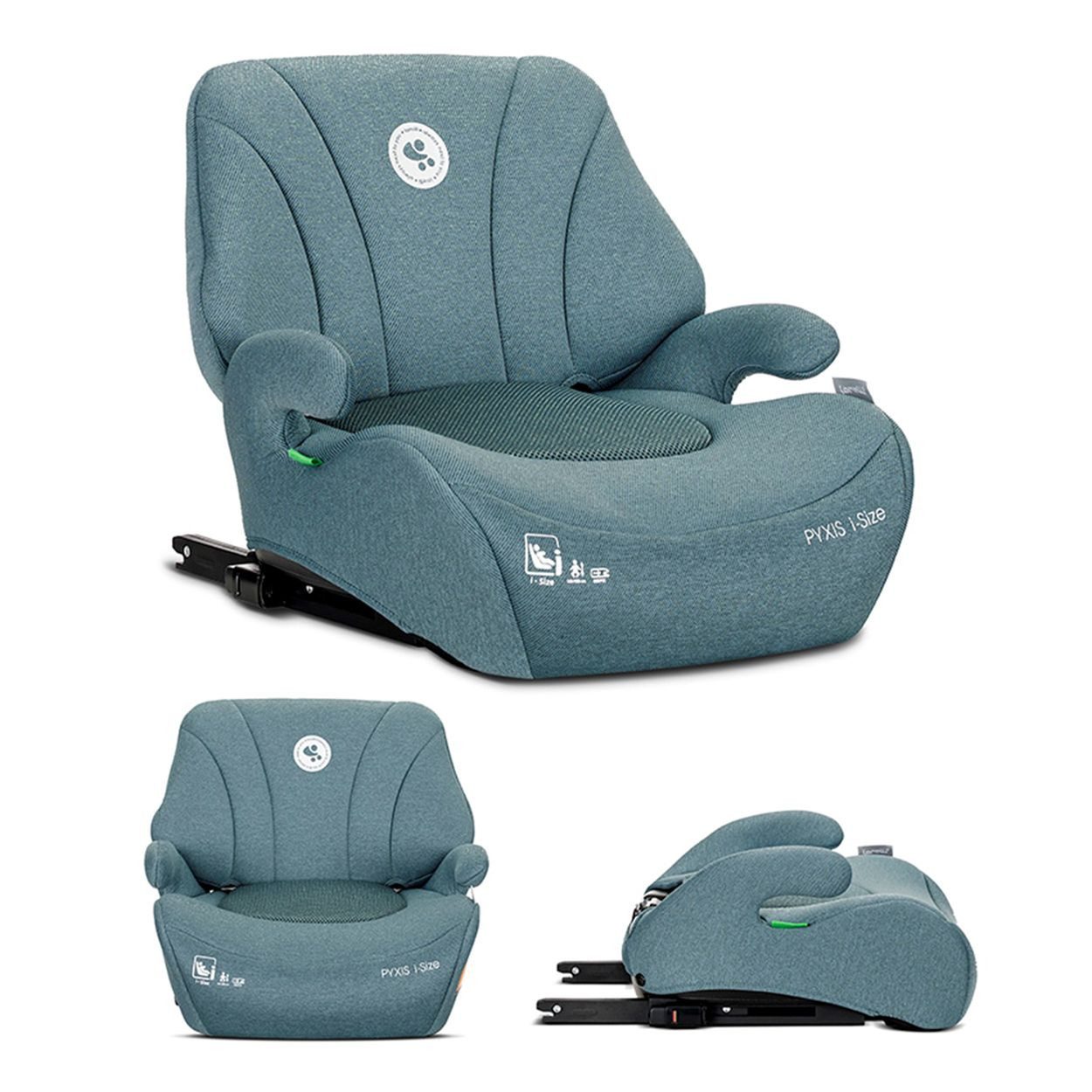 Lorelli Kindersitzerhöhung Sitzerhöhung Pyxis Isofix, ab: 6, bis: 12, 125-150 cm Rückenlehne abnehmbar EPS