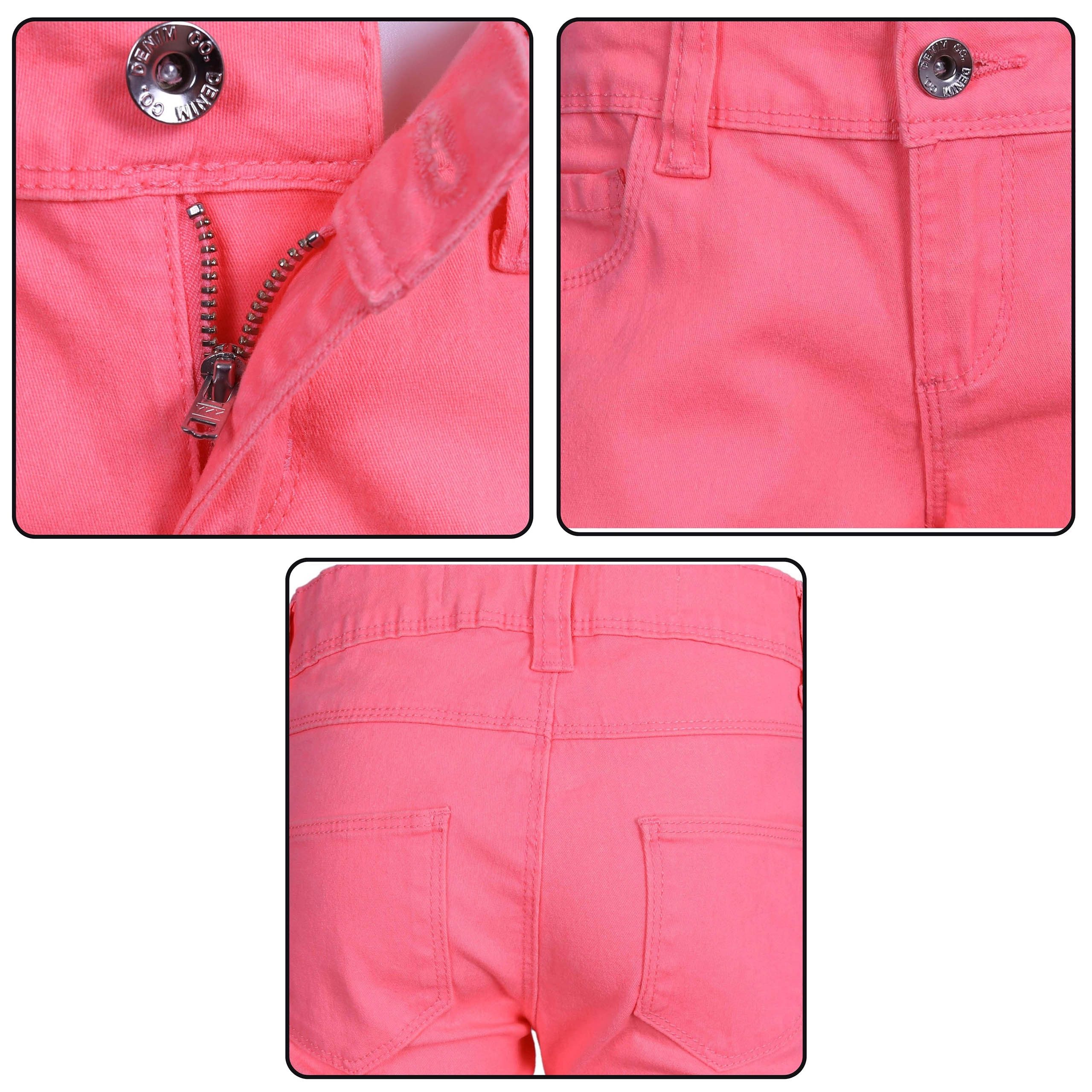 Sarcia.eu Schlupfhose Rosa Slim-Fit-Hose für Mädchen – bequem, aus Baumwolle gefertigt