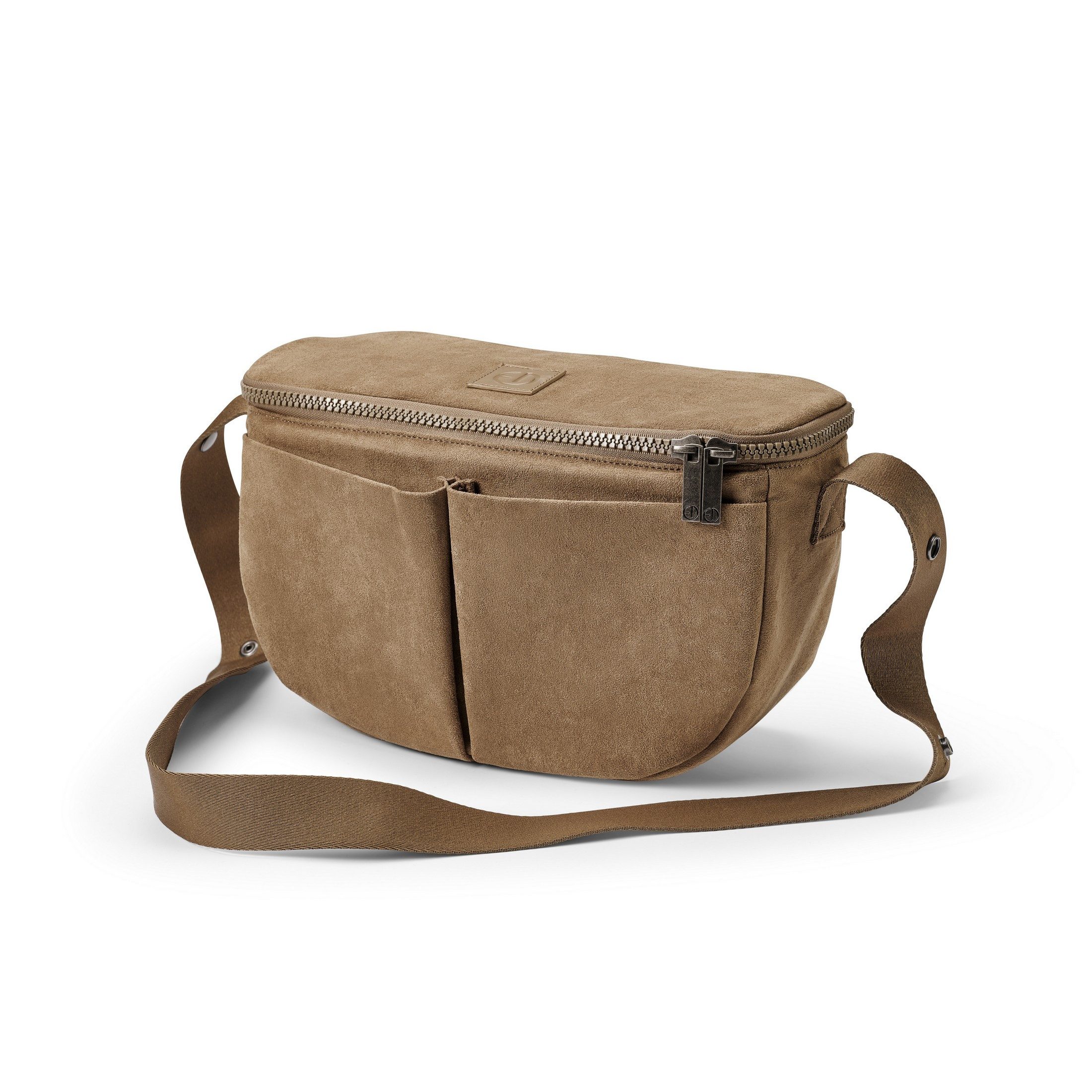 Elodie Wickeltasche Elodie - Organizer - Half Moon - Caramel Brown, Praktische Aufteilung