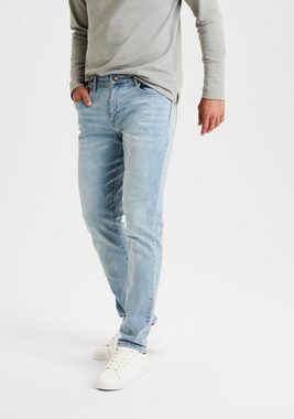 Buffalo 5-Pocket-Jeans Straight-fit Jeans aus elastischer Denim-Qualität