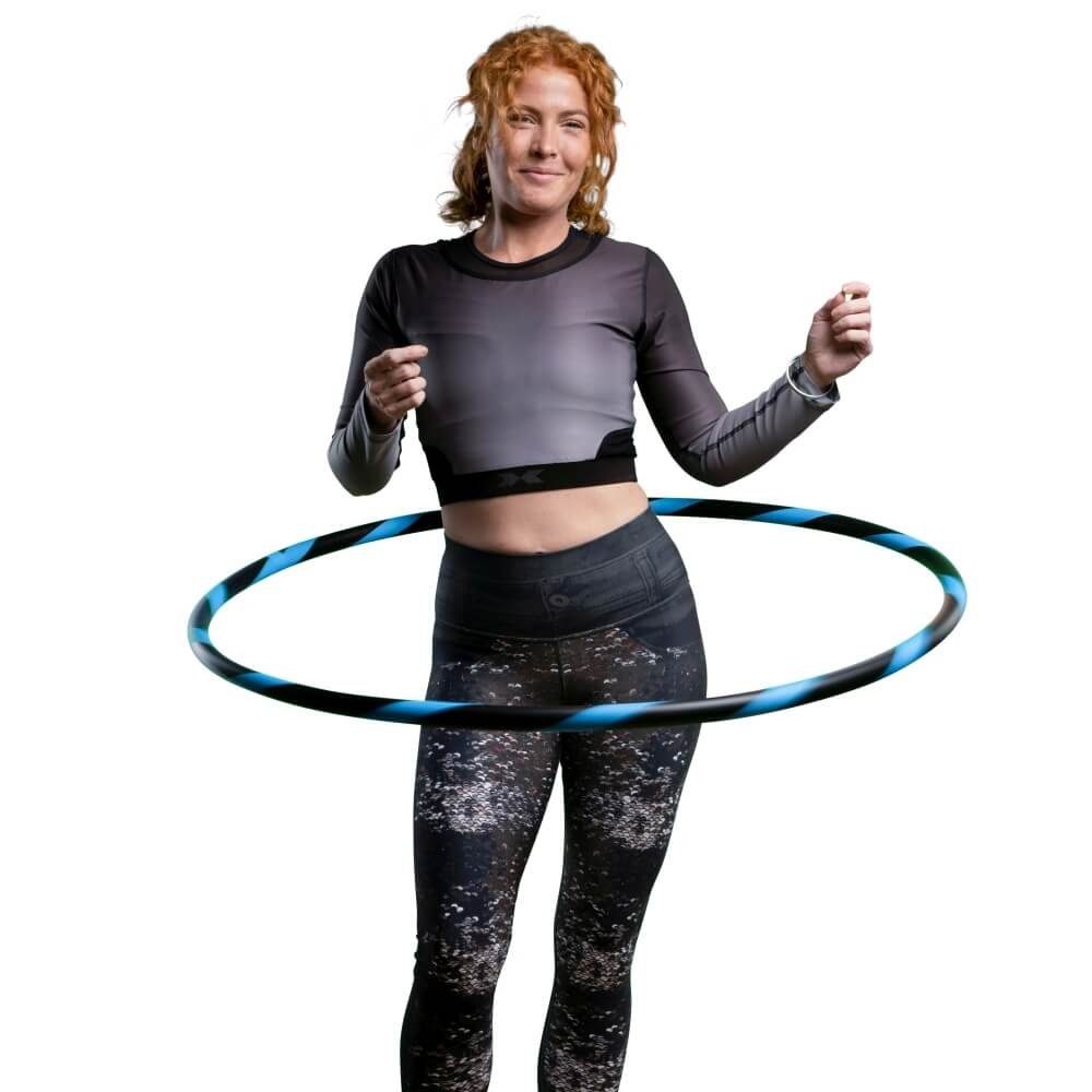 Hoopomania Hula-Hoop-Reifen Hula Hoop Reifen für Anfänger Ø100cm Hell-Blau