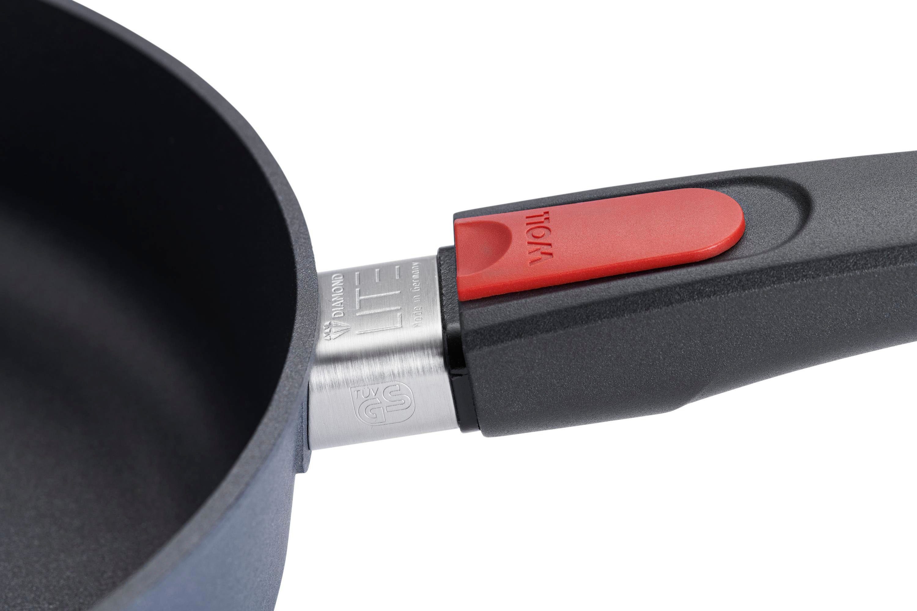 WOLL Schmorpfanne Diamond Lite, Aluminiumguss (1-tlg), Ø 24 cm, Induktion, Made in Germany