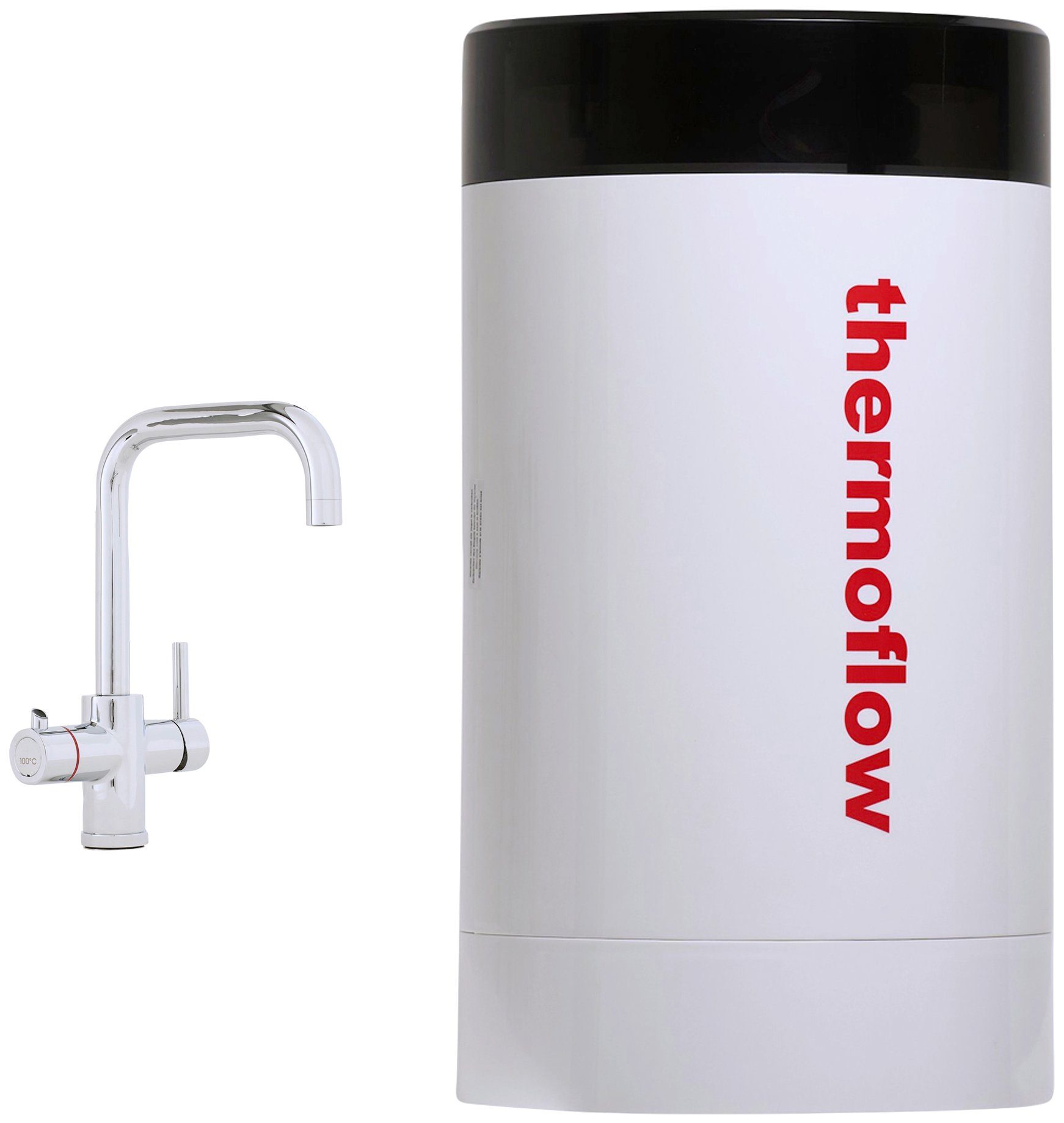 Thermoflow Untertisch-Trinkwassersystem Thermoflow 100E, für kochendes Wasser, Komplett-Set, 5 Liter Boiler inklusiver Armatur