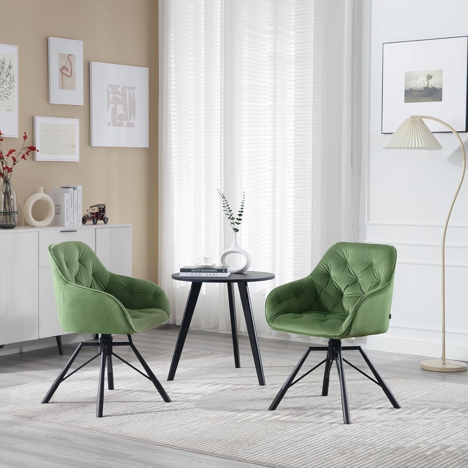 Woltu 4-Fußstuhl (1 St), drehbar, Esszimmerstuhl für Esszimmer Küche Wohnzi günstig online kaufen