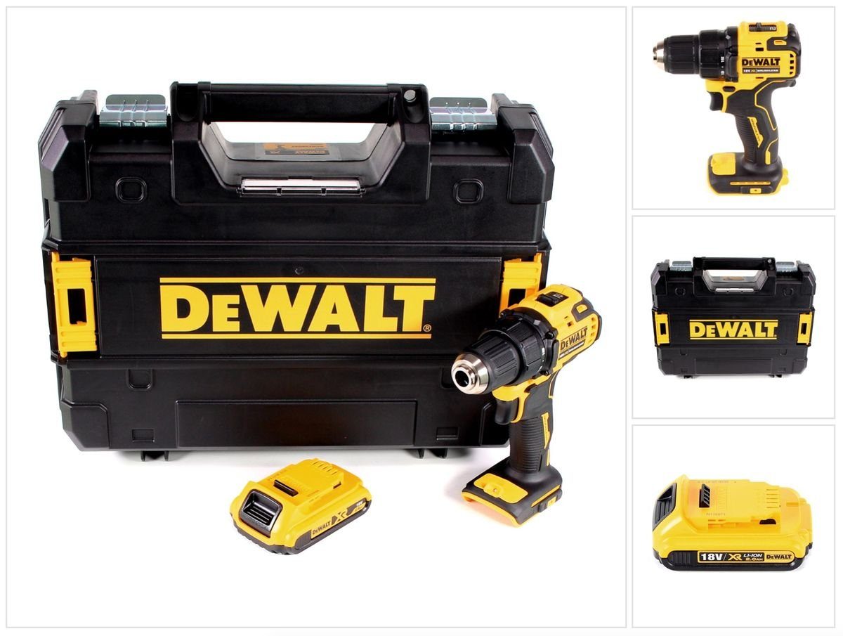 DeWalt Säulenbohrmaschine DCD 708 NT Akku Bohrschrauber 18 V Li-Ion Brushless in TSTAK Box + 1