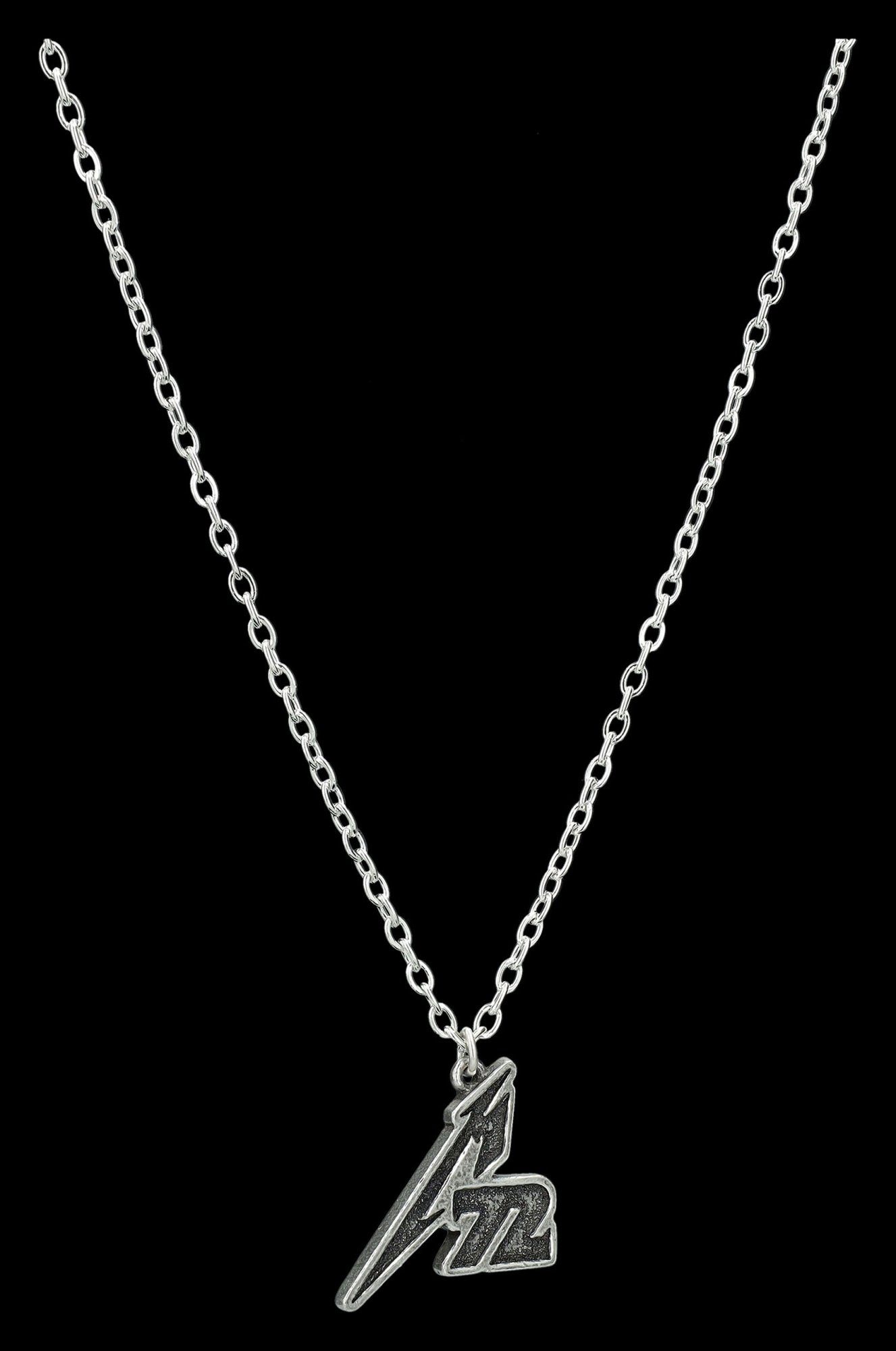Figuren Shop GmbH Kette mit Anhänger Halskette Metallica - M72 Logo - Band Merchandise Kette Alchemy