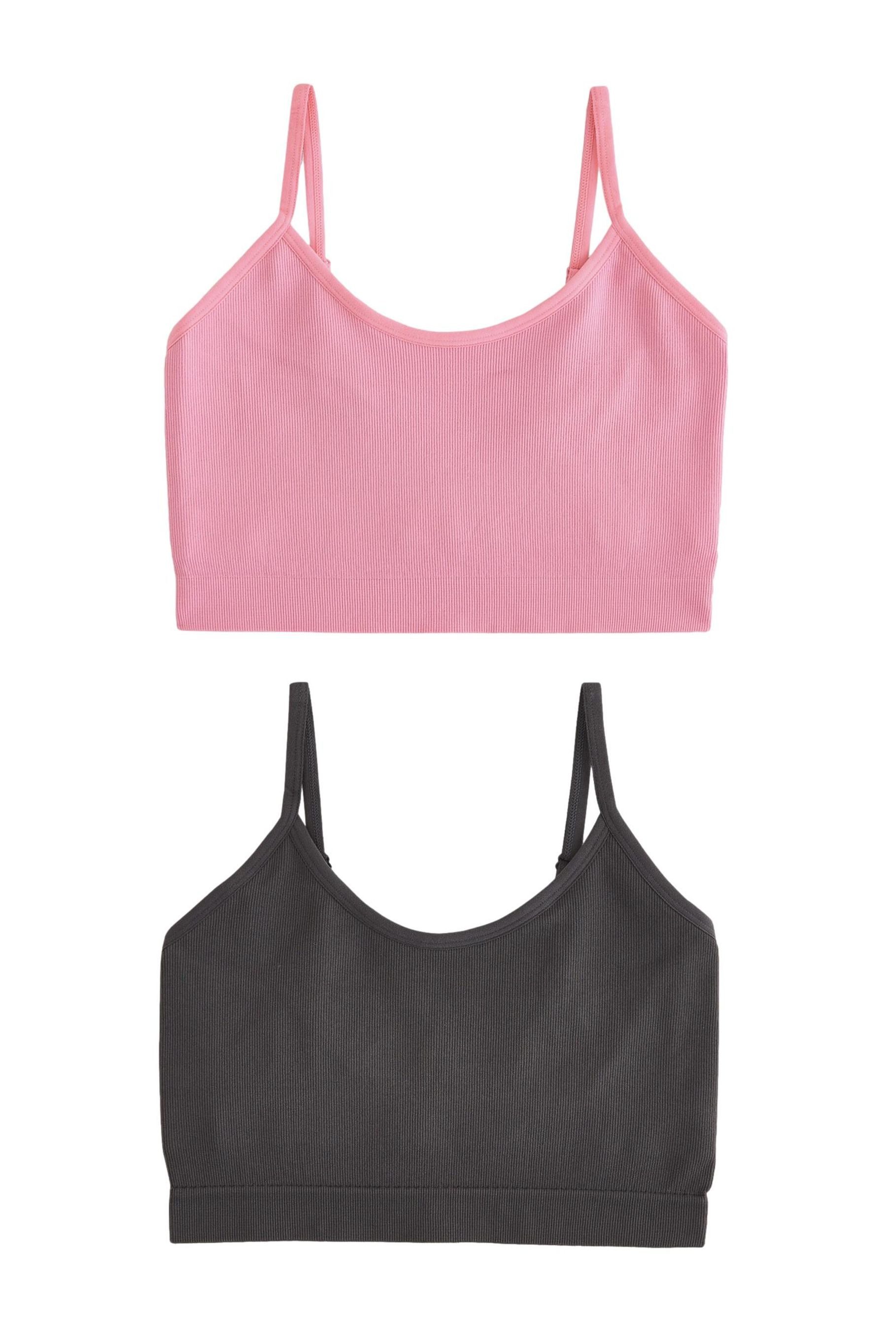 self Bralette-BH Längere, nahtfreie und gerippte Bustiers, 2er-Pack (2-tlg) günstig online kaufen
