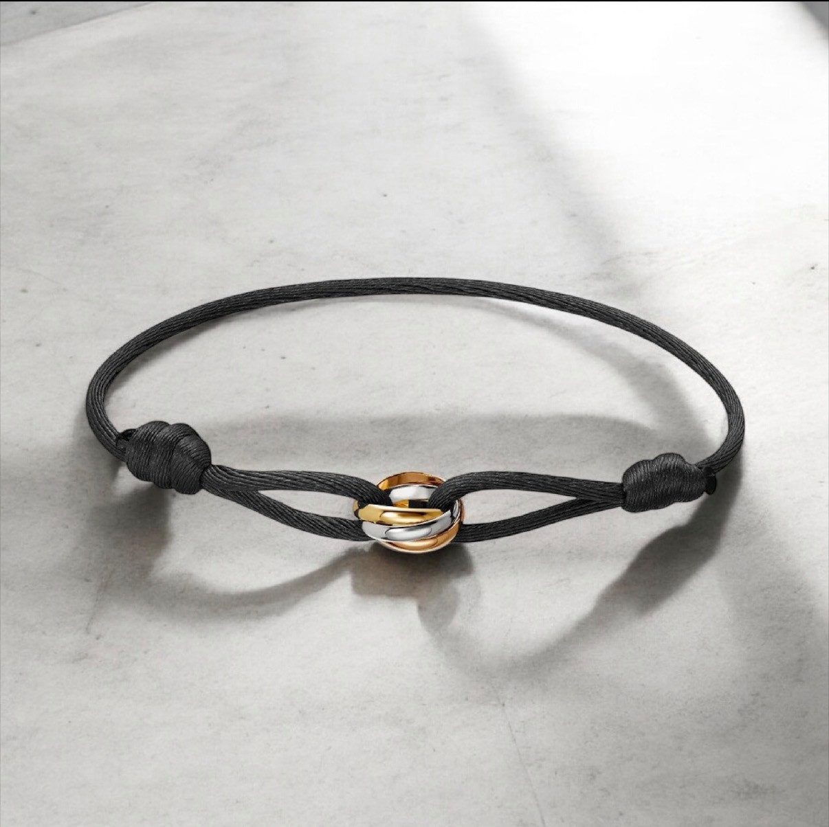 DC Jewelry Armband 925 Silber Tricolor Armband, Silberschmuck für Damen & Herren