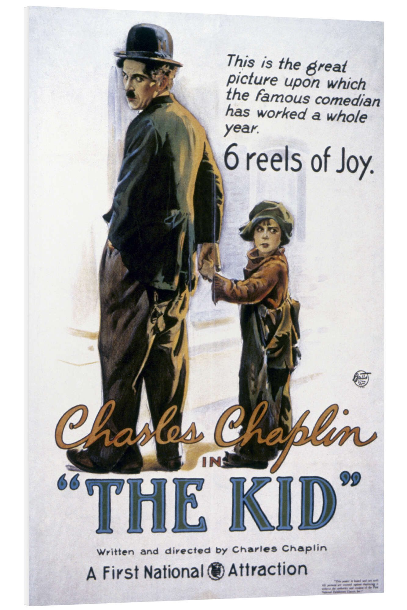 Posterlounge Wandbild The Kid, Granger Collection, erhältlich als Poster, Leinwandbild, Wandsticker oder Acrylglasbild
