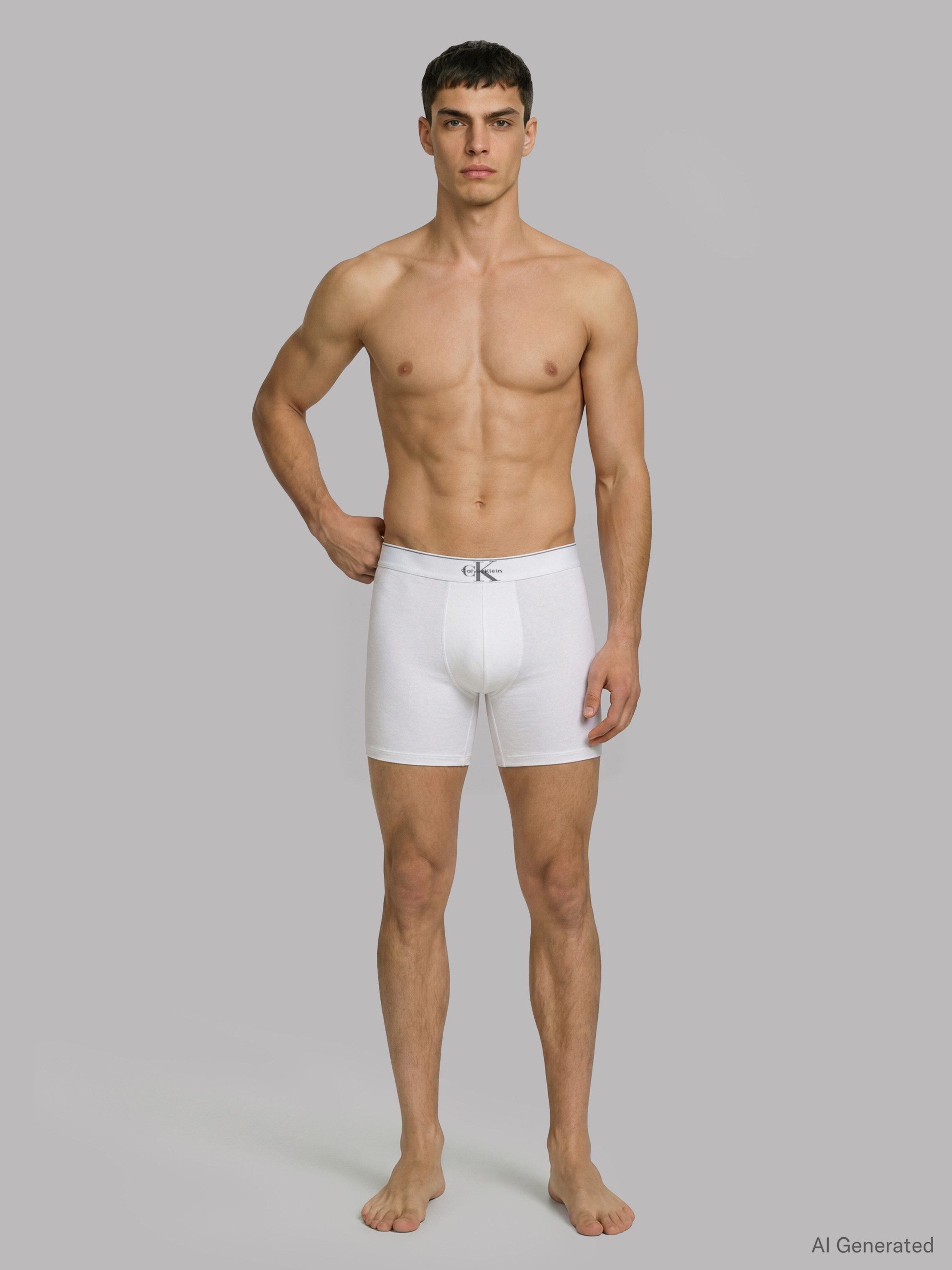 Calvin Klein Underwear Boxershorts Boxer Brief 3PK (Packung, 3er-Pack) Körpernahe Passform mit elastischem Bund