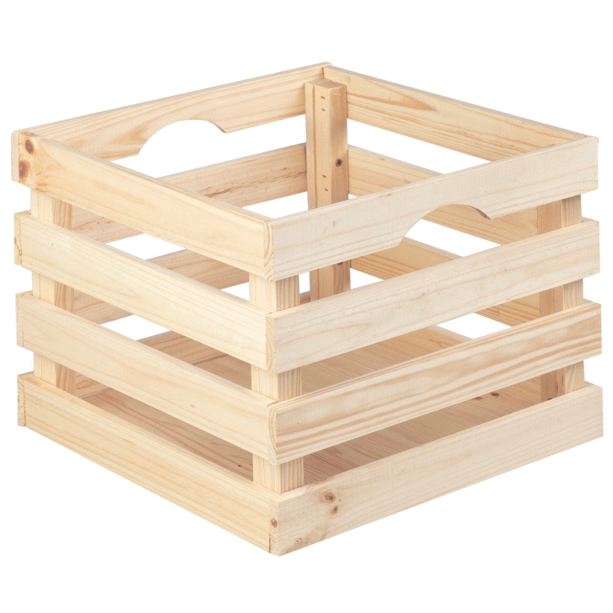 Astigarraga Kit Line Holzkiste Holzkiste "NOVA" - 33x33x26 cm, Vorratskiste, Spielzeugkiste, Vollholz (5 St), Stapelbar