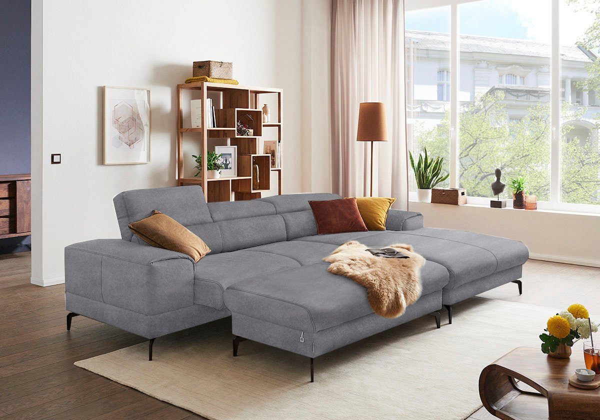 W.SCHILLIG Polsterhocker piedroo, Füße in Schwarz pulverbeschrichtet