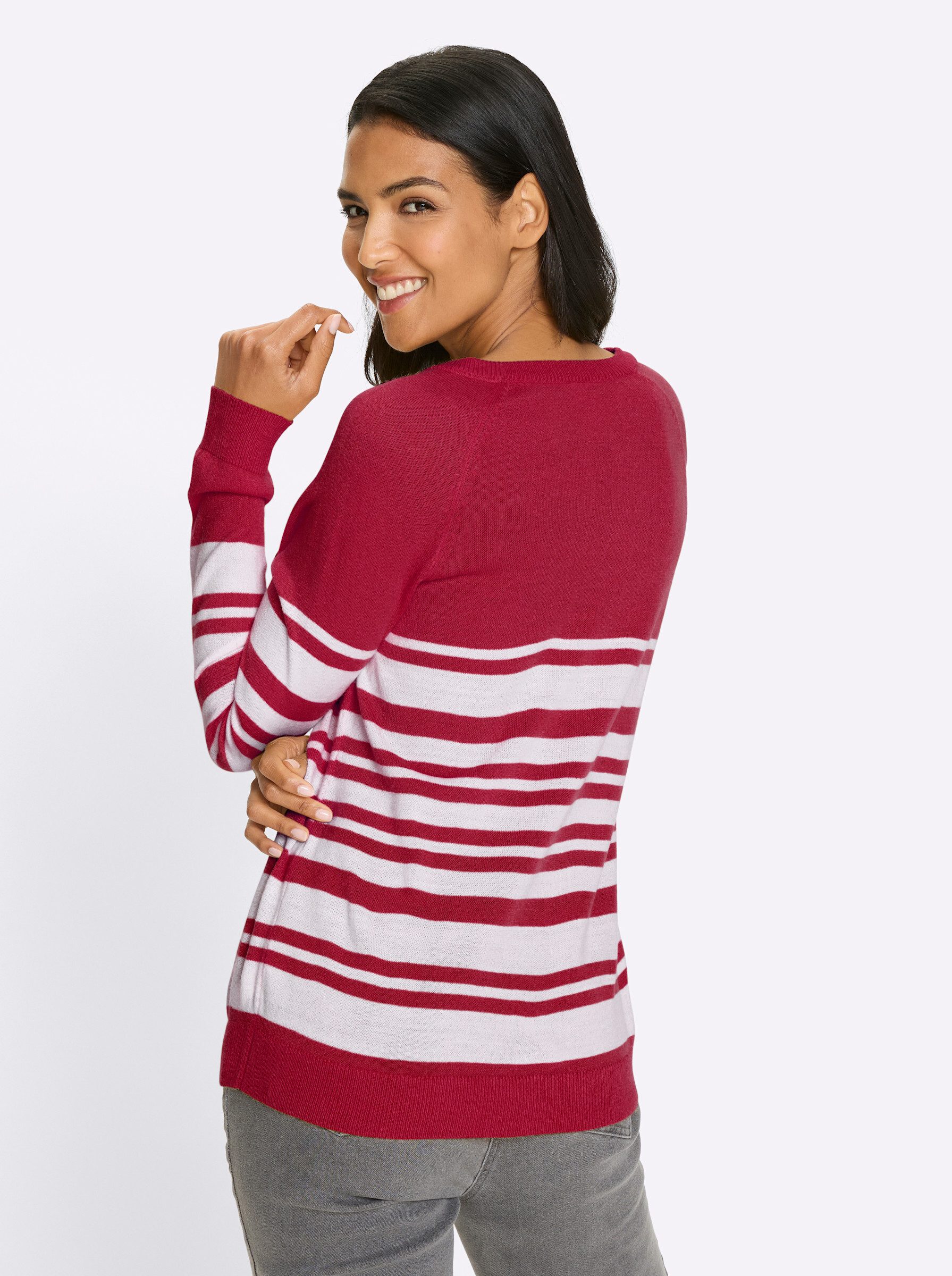 Sieh an! Strickpullover Langarm-Pullover . günstig online kaufen