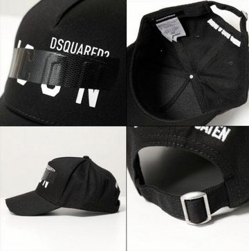 Dsquared2 Baseball Cap Icon Baseballcap Cap Kappe Hidden Swipe Tape Basebalkappe Taped Icon Logo