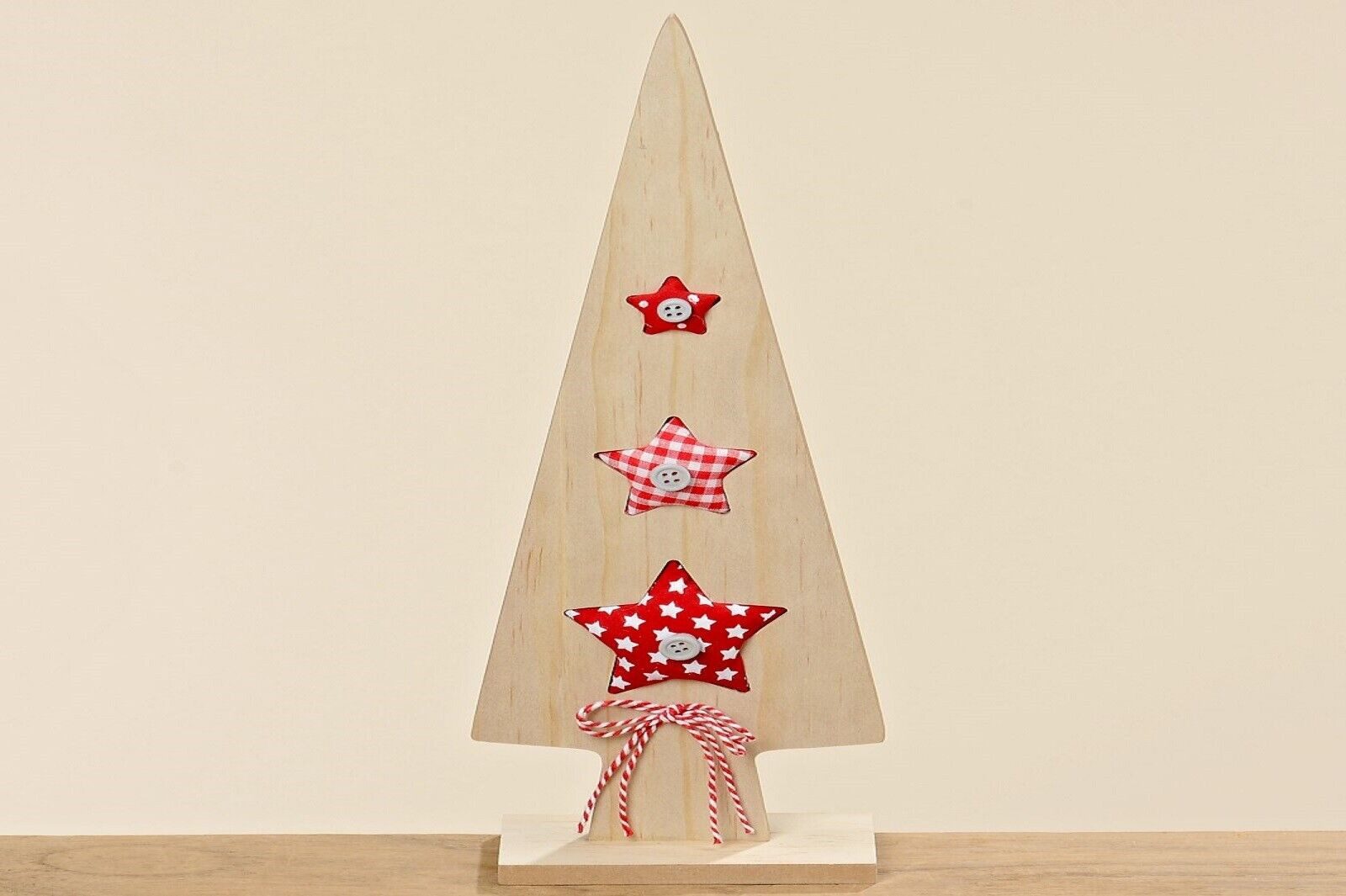 BOLTZE GRUPPE GmbH Dekobaum Dekoaufsteller Baum Tanne Textil H.38 cm Stückpreis