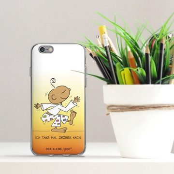 DeinDesign Handyhülle Der kleine Yogi Tanzen Sprüche Tanz mal drüber - Der kleine Yogi, Apple iPhone 6s Silikon Hülle Bumper Case Handy Schutzhülle