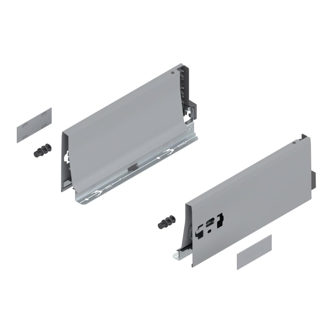 blum Teleskop-Vollauszug Blum TANDEMBOX Zarge, Höhe K 115 mm, NL 270 mm, links/rechts, für TAND