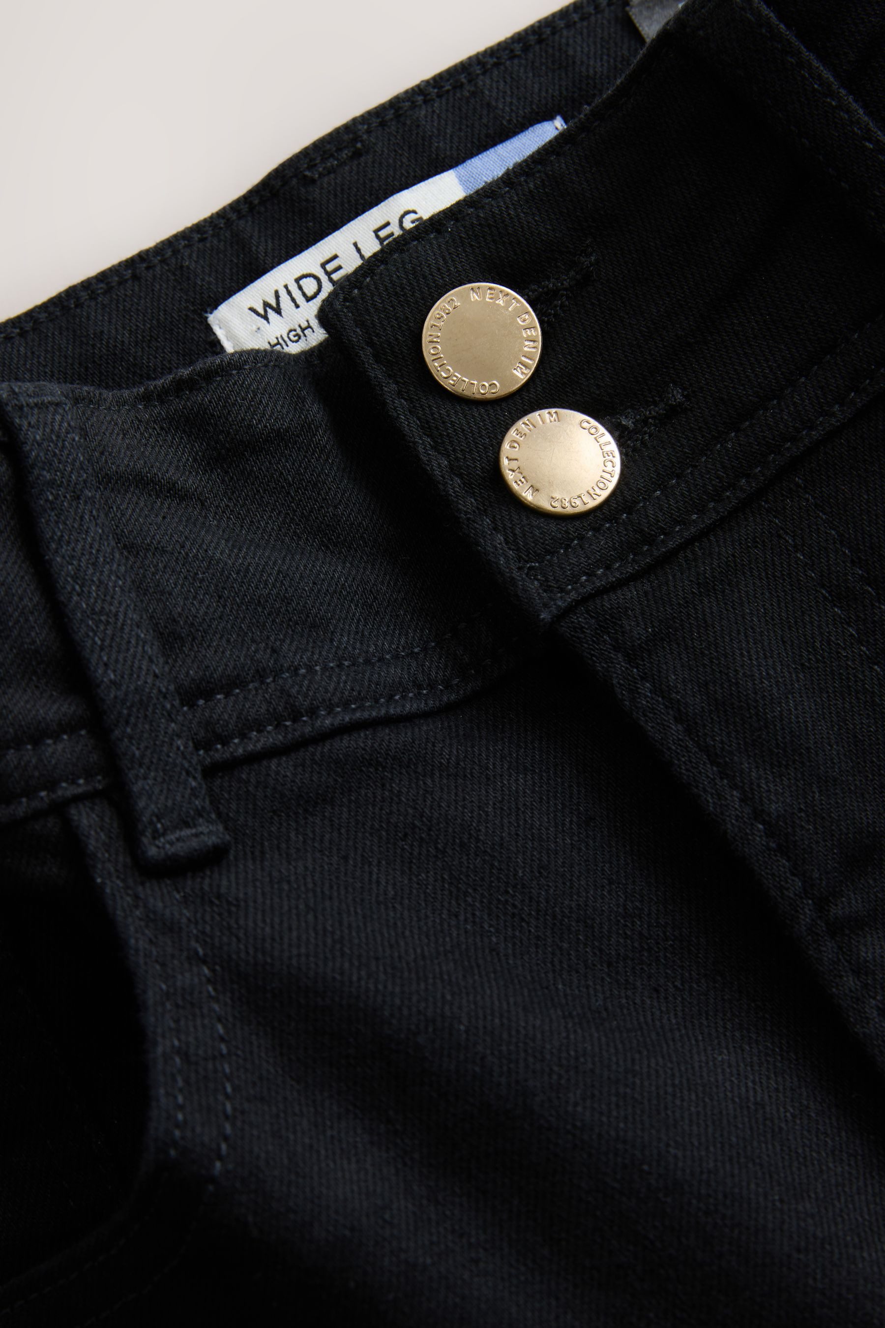 Next Stretch-Jeans Hochbund-Jeans mit weitem Bein und Stretch (1-tlg)