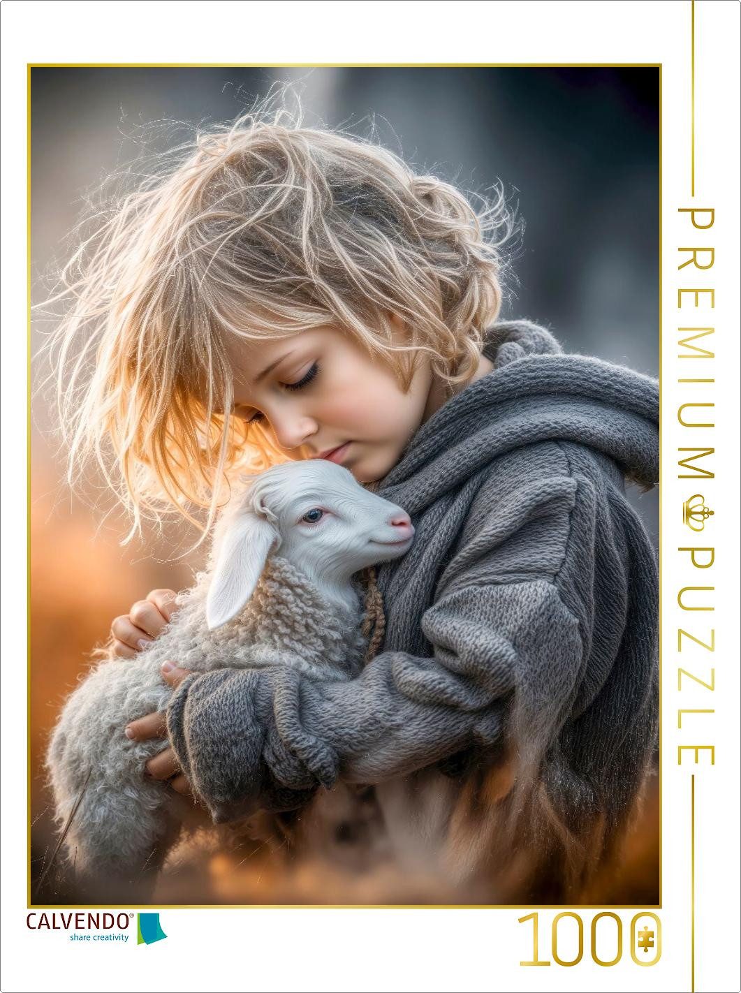 CALVENDO Puzzle CALVENDO Puzzle Liebe zeigen und Liebe geben - Gibt es etwas Schöneres, 1000 Puzzleteile