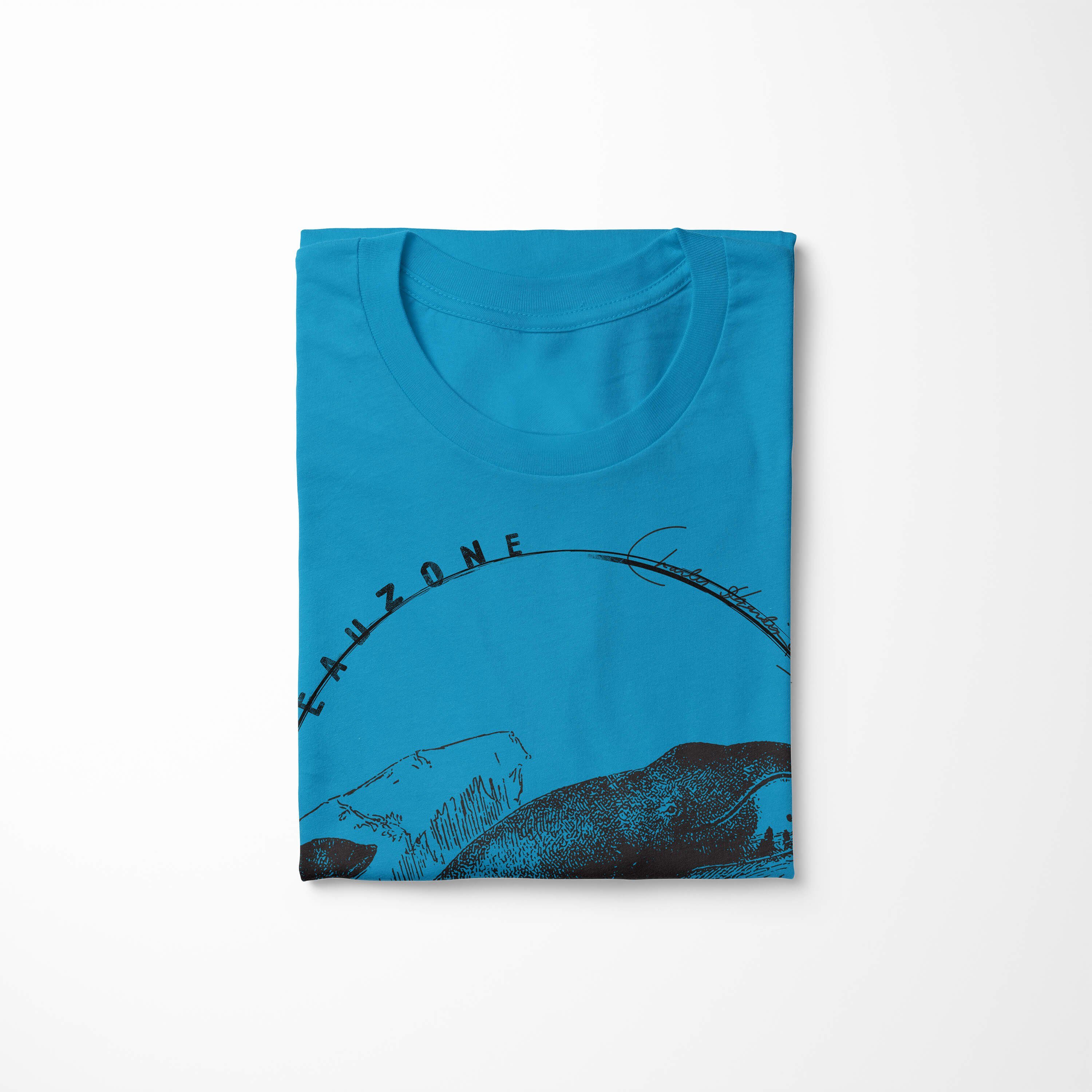 Atoll Art T-Shirt Grönlandwal Herren Sinus Evolution T-Shirt