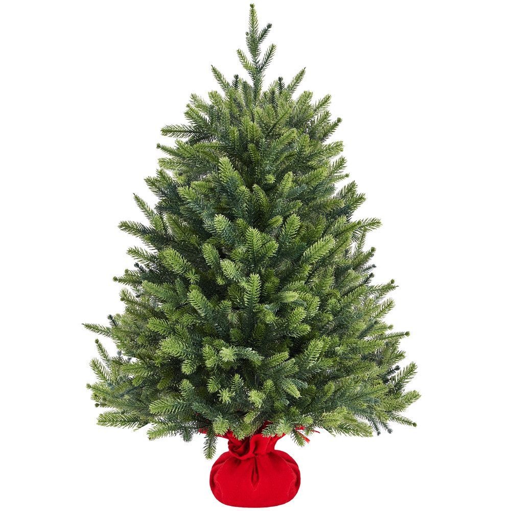 Yaheetech Künstlicher Weihnachtsbaum 61/91 cm (H), Tannennadel, Mini Tannen günstig online kaufen