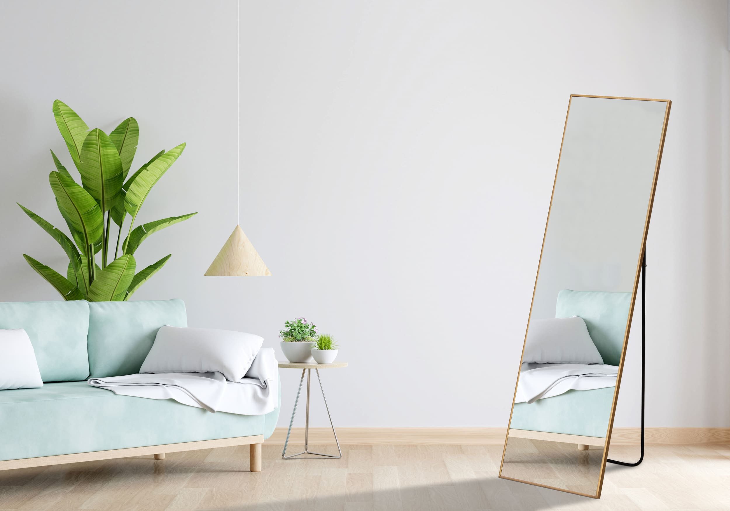 LC Home Spiegel Wandspiegel 140x40cm modernes Aluminiumgestell Stand&Ganzkö günstig online kaufen