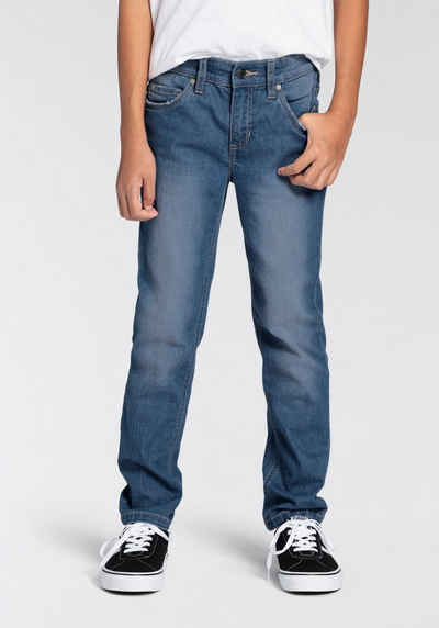 DELMAO Stretch-Jeans für Jungen, in bequemer Stretchqualität