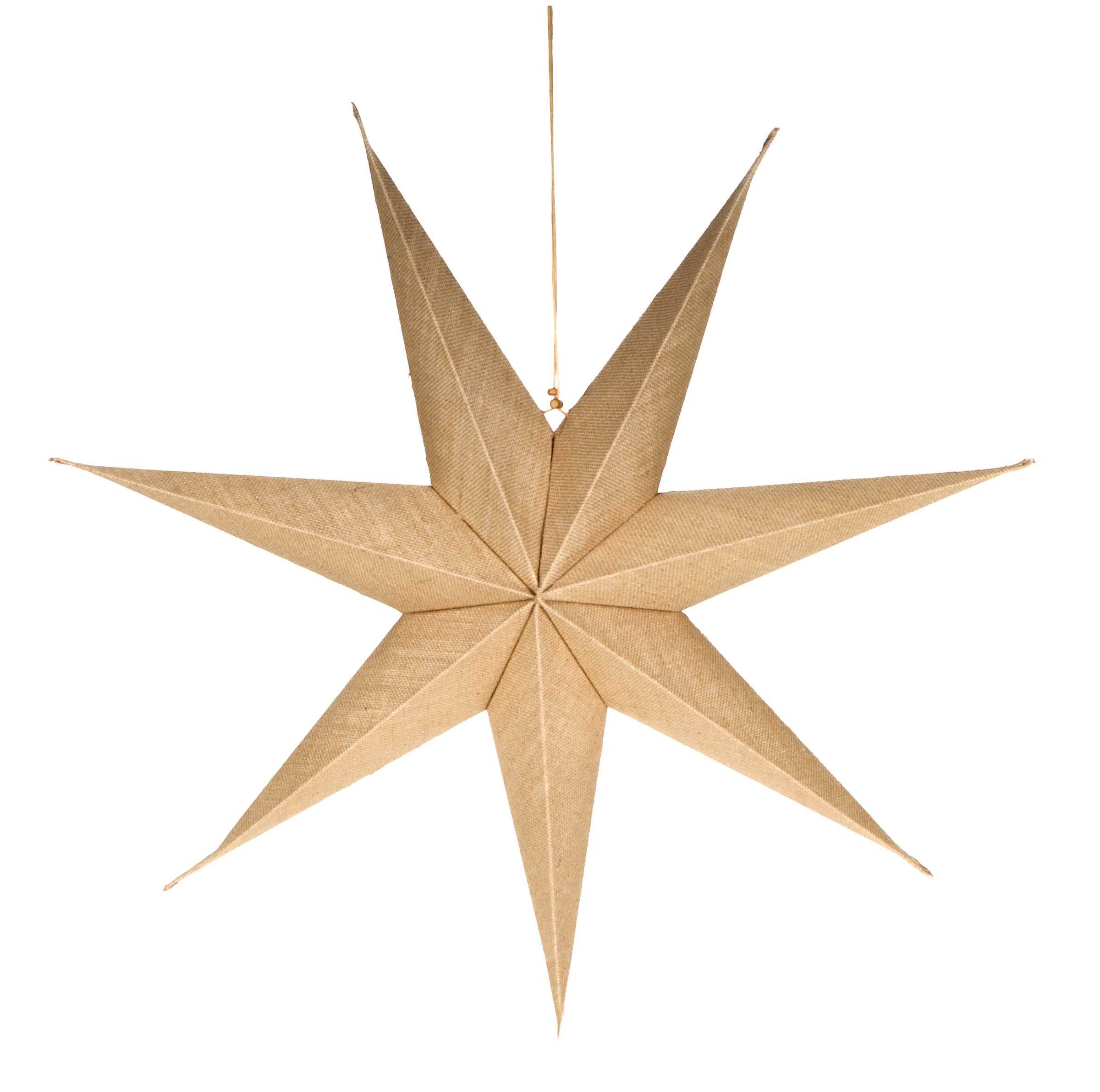 Dekostern Jute Weihnachtsstern