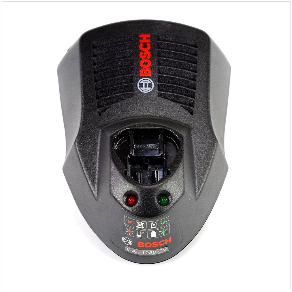 Bosch Professional GAL 1230 CV Professional Schnell Ladegerät für 12 V Li-lon Akku Schnelllade-Gerät
