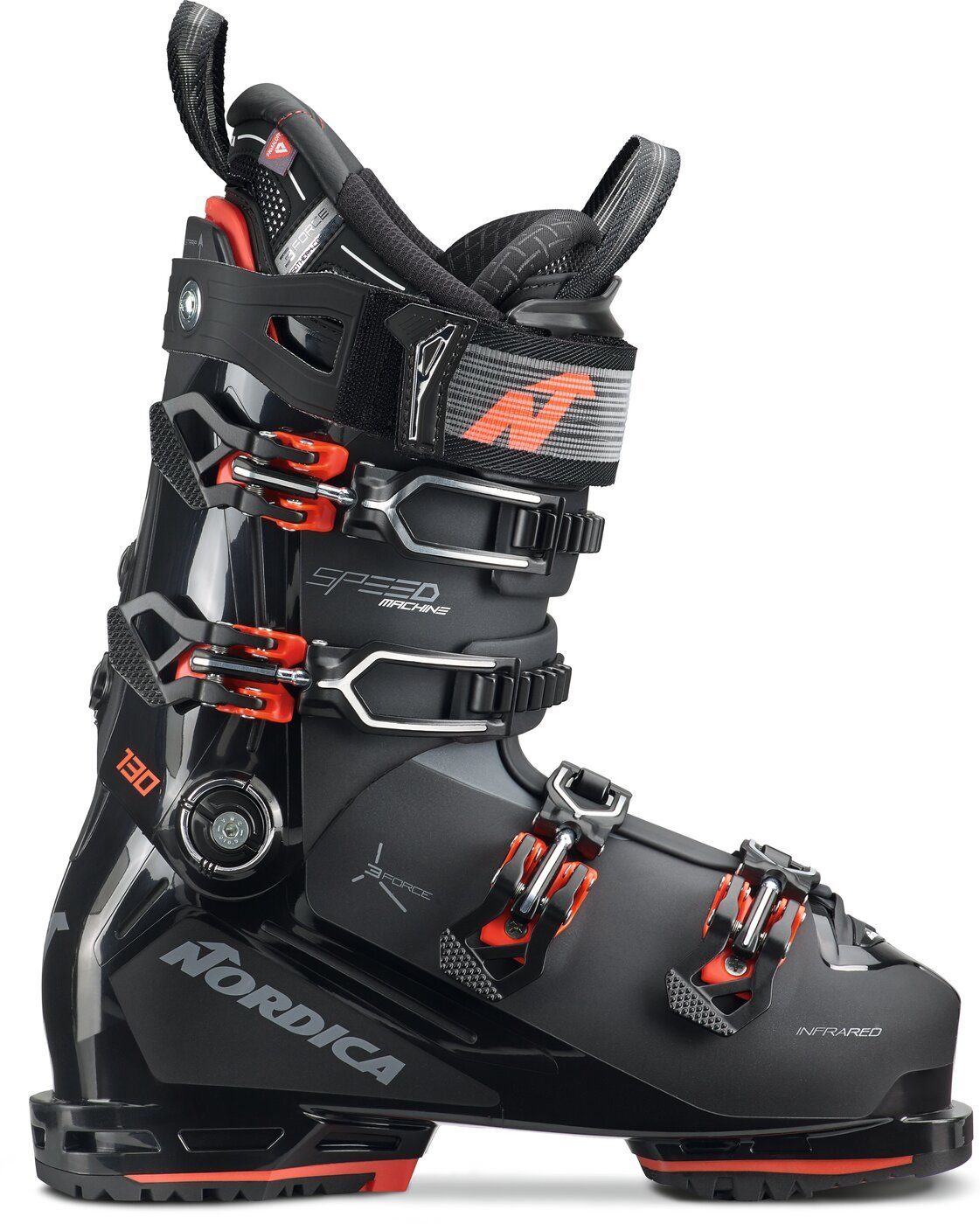 Nordica SPEEDMACHINE 3 130 (GW) NERO/ANTRACITE/ROSSO Skischuh