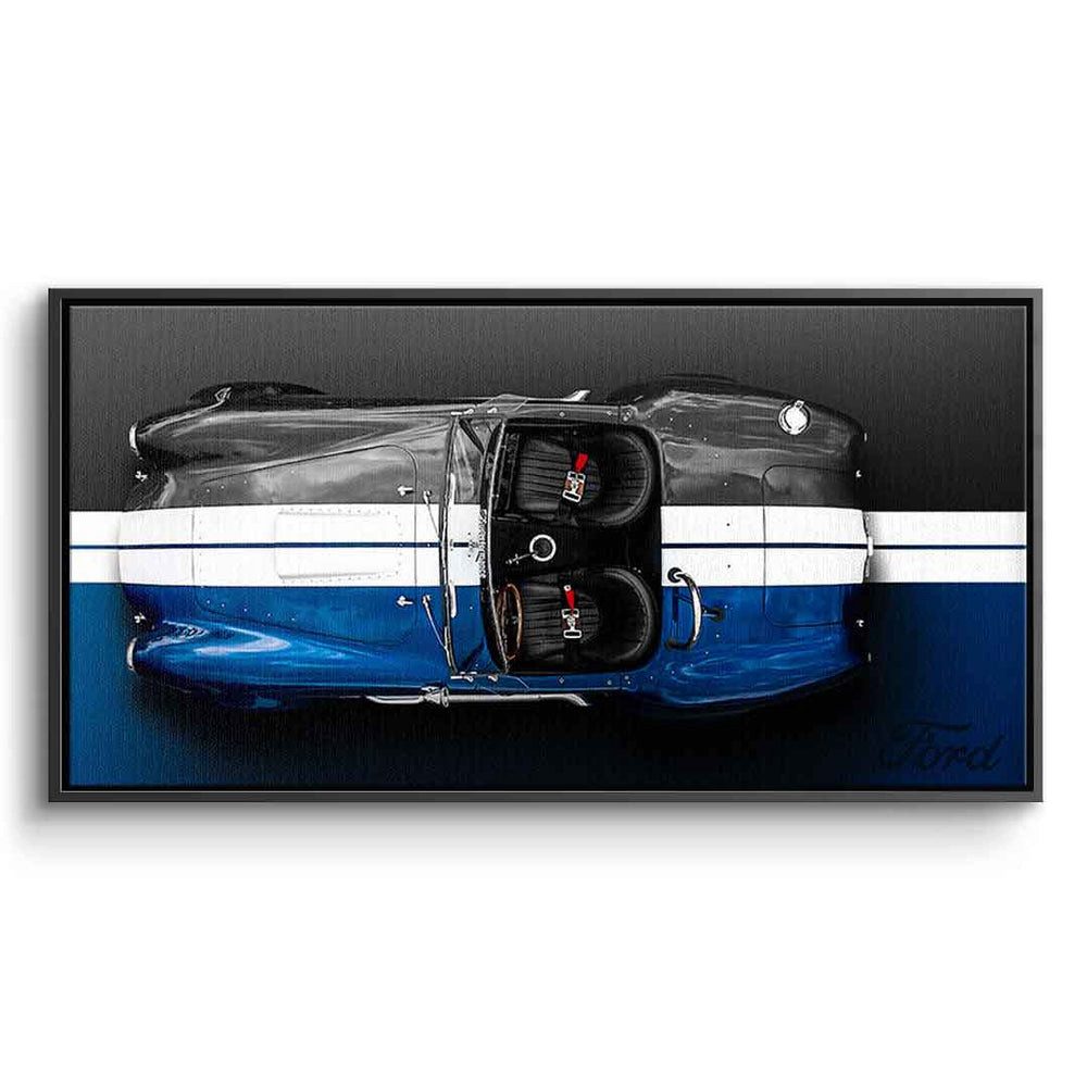 DOTCOMCANVAS® Leinwandbild Shelby Cobra 427, Leinwandbild Shelby Cobra 427 Auto Kunstdruck Wandbild