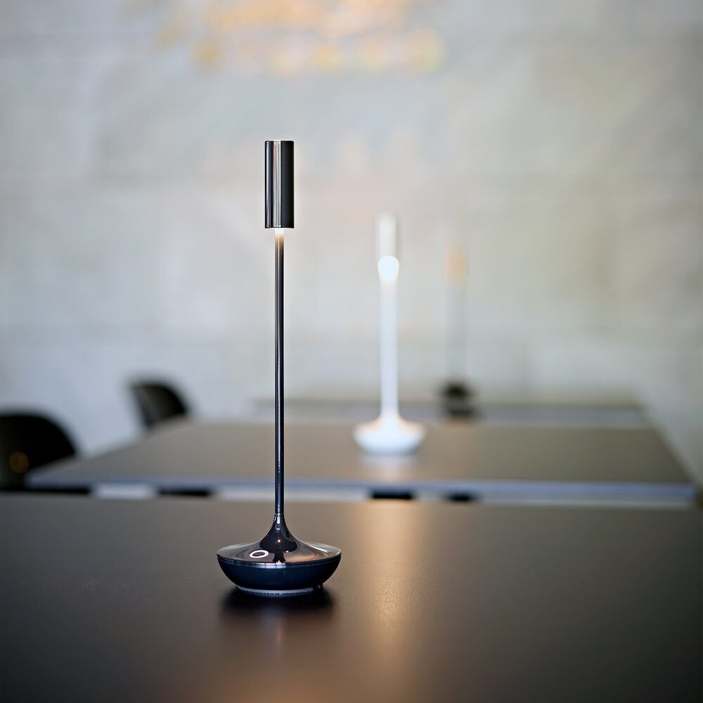 SIGOR LED Tischleuchte Akku-Tischleuchte, Dimmbar, LED fest integriert, Warmweiß