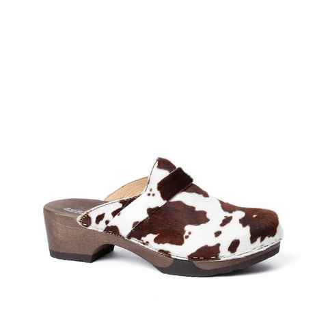 Softclox TAMINA Animalprint kuh (dunkel) Clog