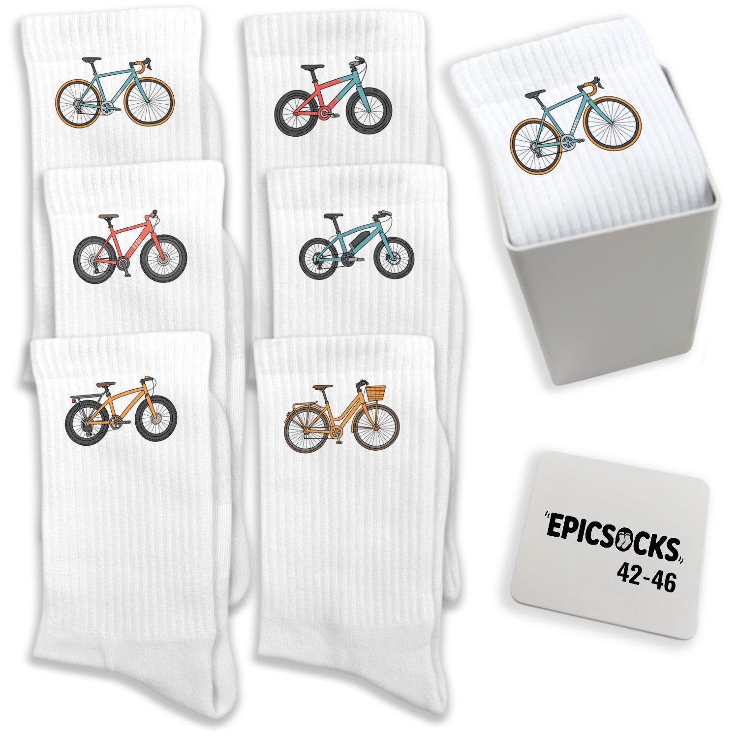 speecheese Freizeitsocken epicsocks Pedal Parade Socken in 42-46 im günstig online kaufen