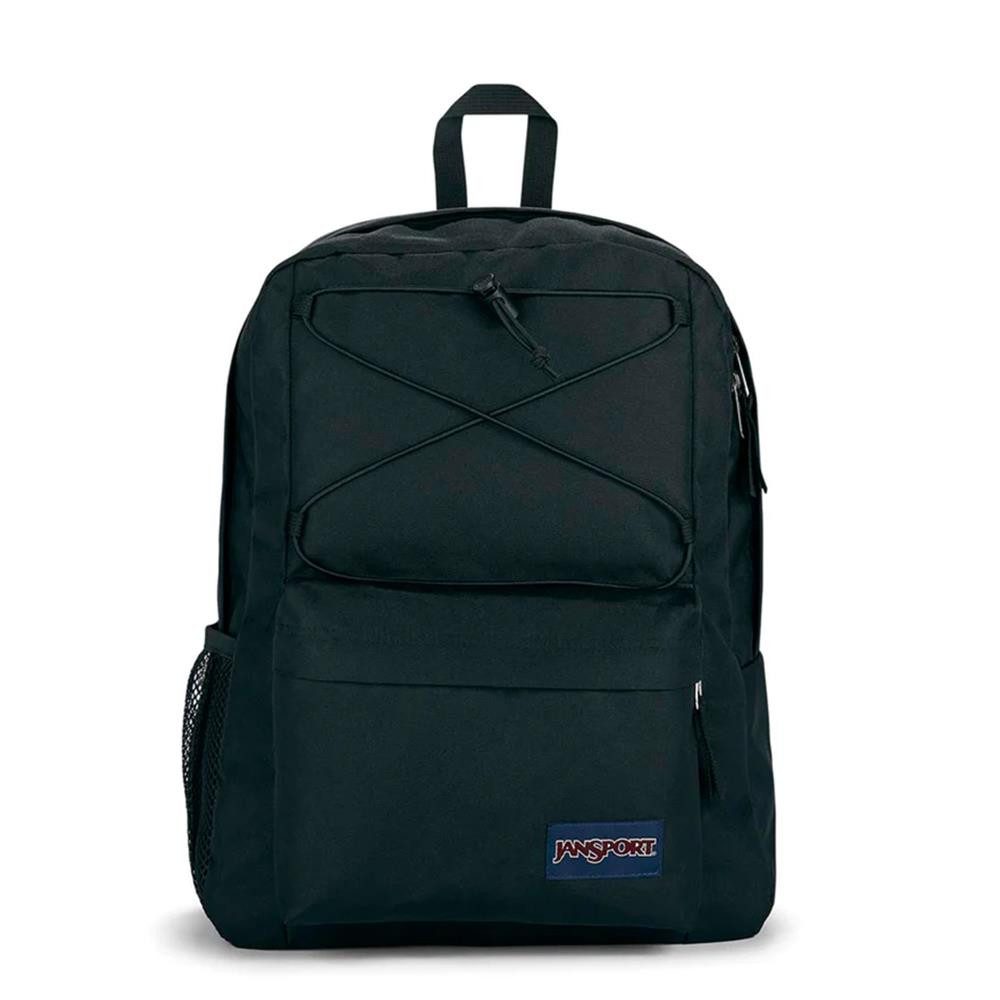 Jansport Tagesrucksack Flex Pack Rucksack 26 L mit 15-Zoll-Laptopfach & Flaschenfach (Laptoprucksack, 1 Flex Pack Rucksack mit Laptop- und Flaschenfach), Laptopfach, Flaschenfach, Frontorganizer, Kordelzug-System