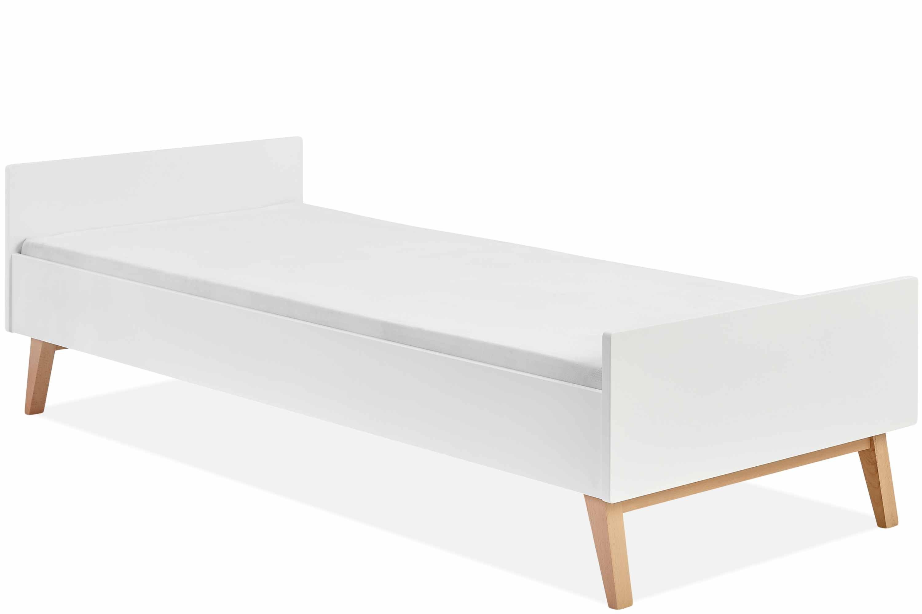 KONSIMO® Jugendbett DAMBI Kinderbettgestell, hergestellt in der EU, ohne Matratze, Rahmen aus Kiefernholz, 200x90 cm