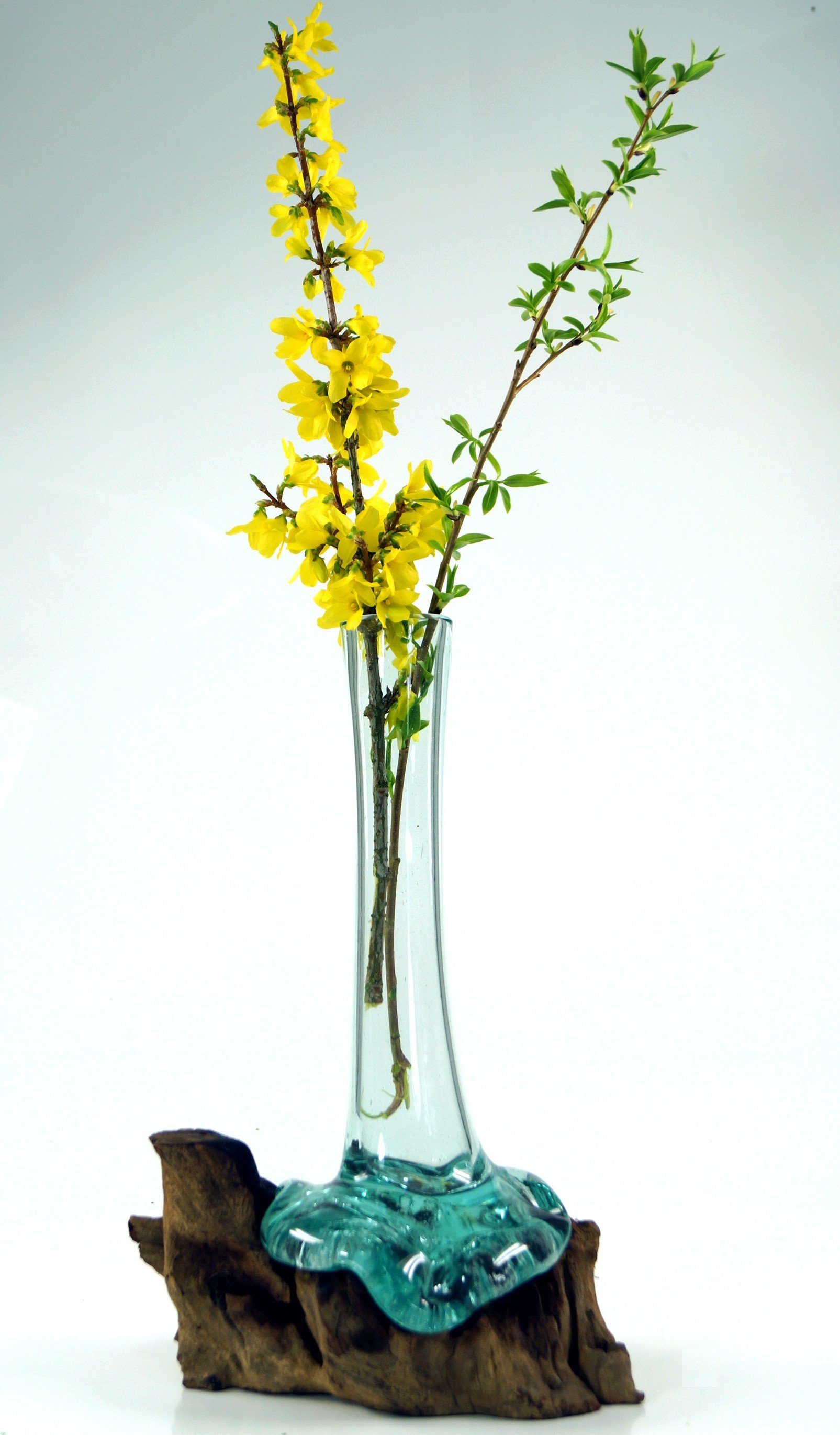 Guru-Shop Dekovase Vase aus Recycelingglas, Glasvase günstig online kaufen