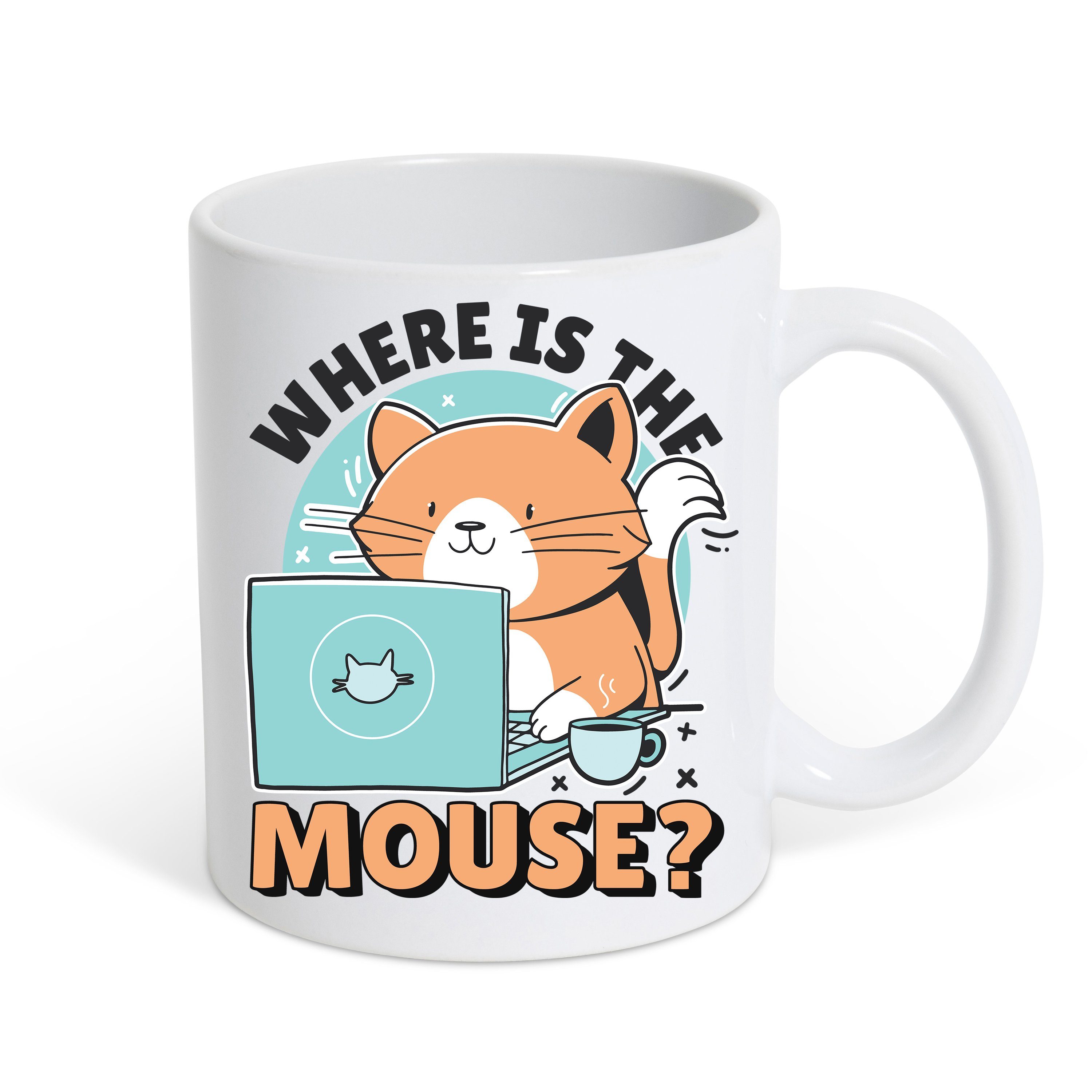 Tasse Where Is The Mouse Kaffeetasse Geschenk