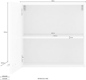 OPTIFIT Hängeschrank Iver Breite 60 cm, mit 1 Tür