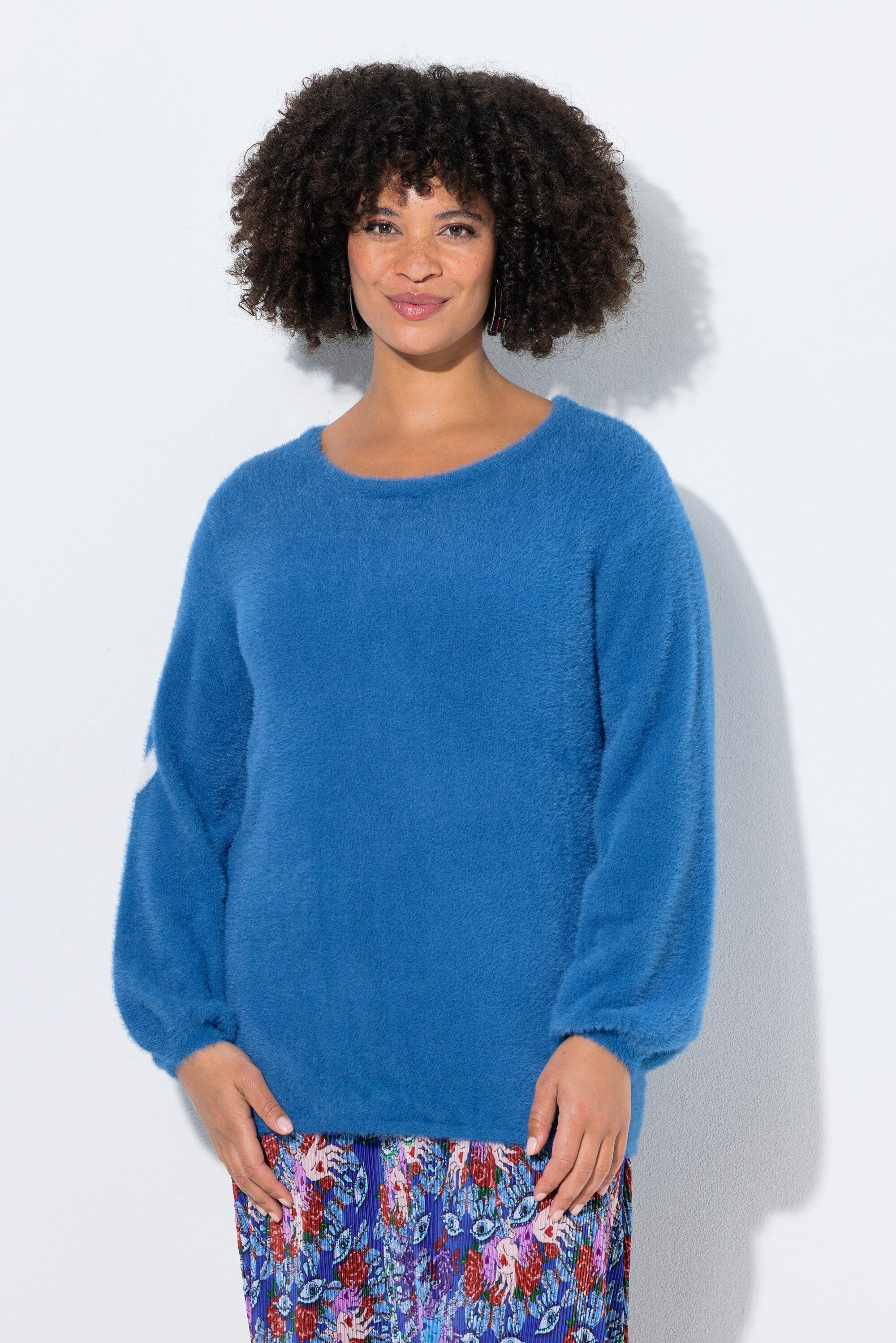Angel of Style Strickpullover Pullover Straight Fit Fancystrick Ballonärmel günstig online kaufen