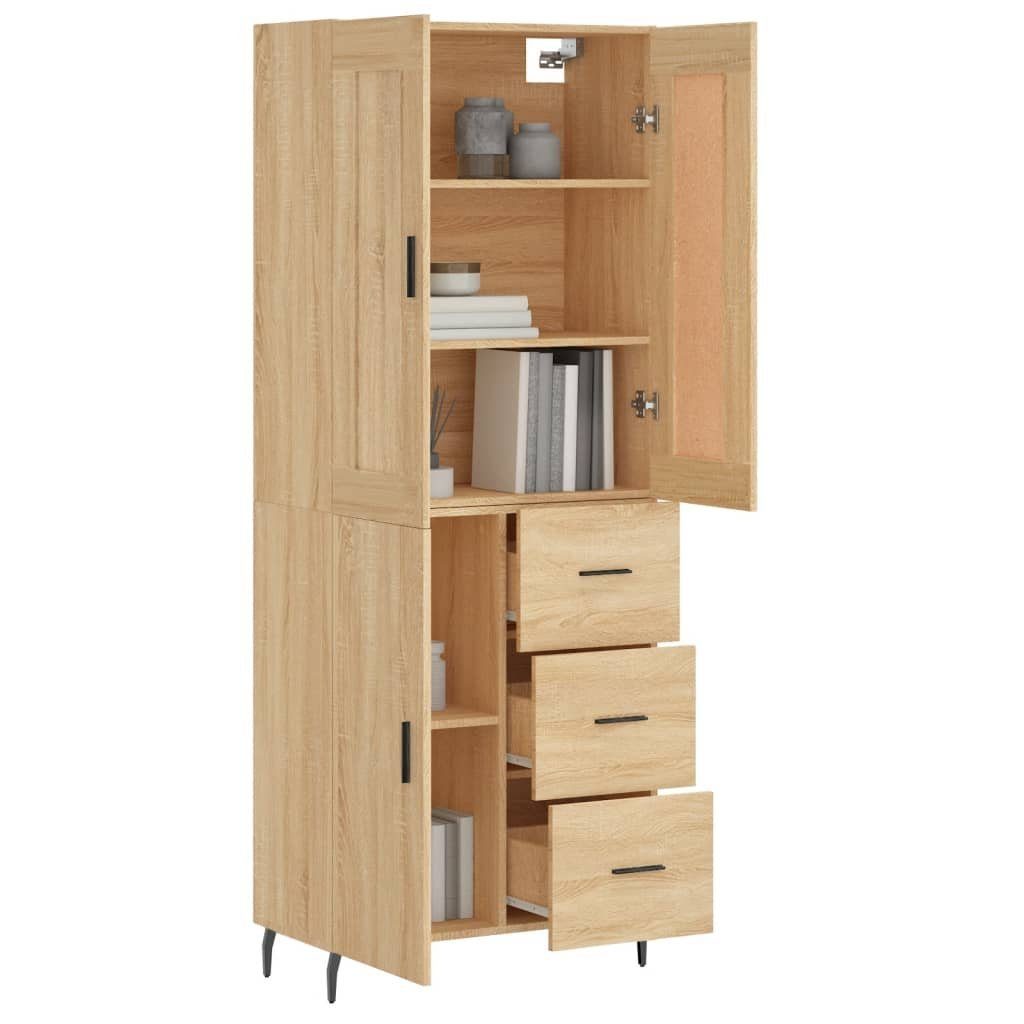 vidaXL Highboard Highboard Sonoma-Eiche 69,5x34x180 cm günstig online kaufen
