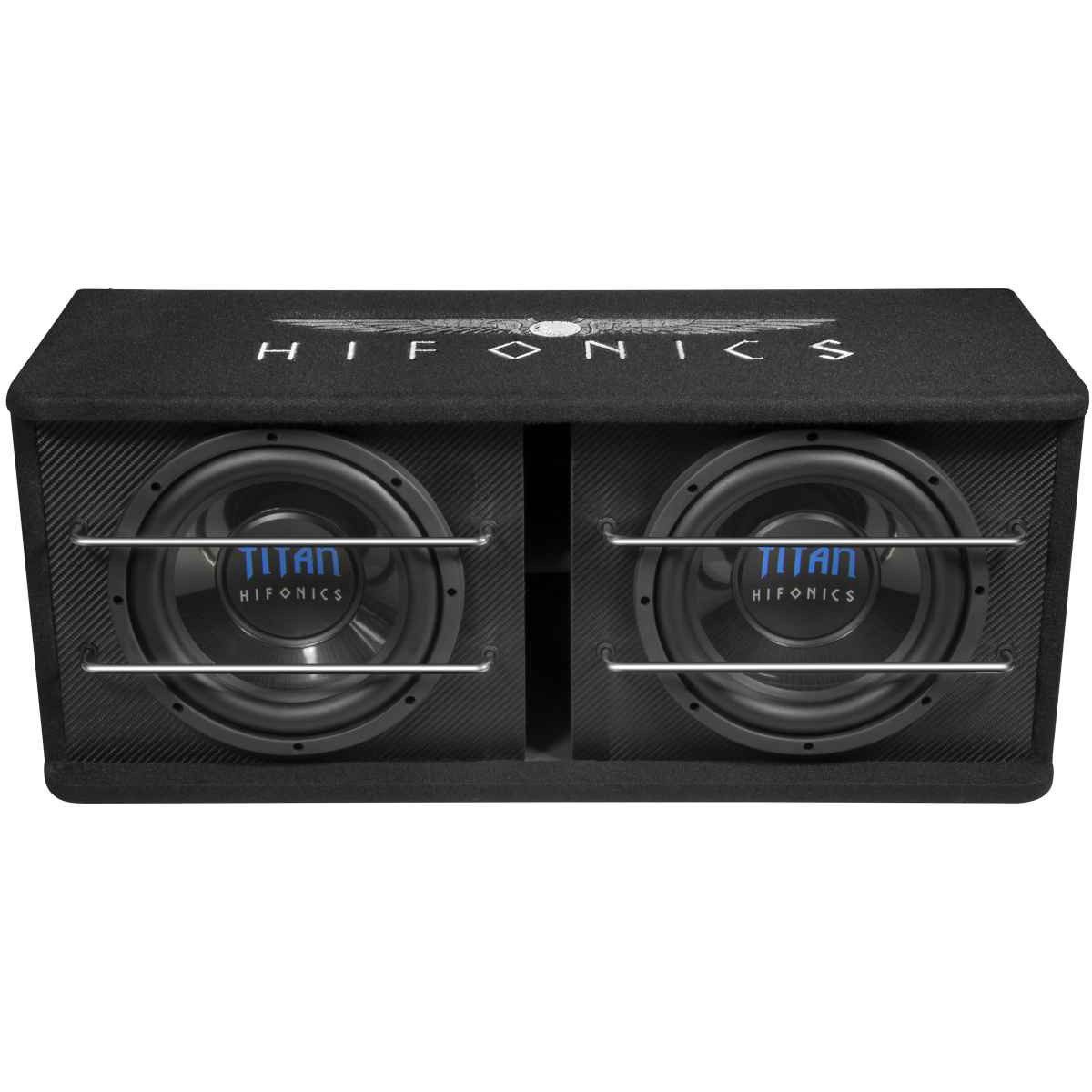 Hifonics TD250R 2 x 25 cm (10) Dual-Bandpass Subwoofer System Auto-Subwoofer (600 W, max.: W 25 cm)