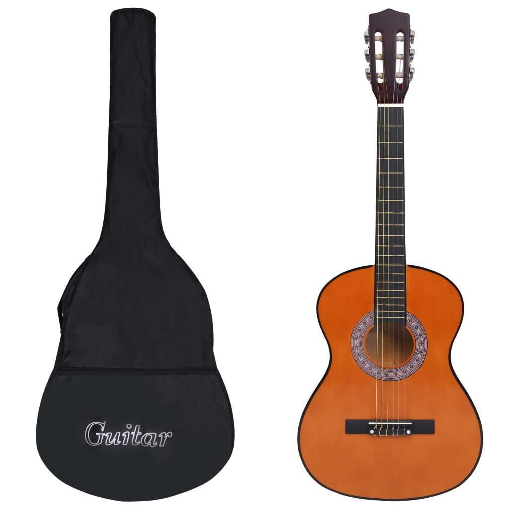 Akustikgitarre 8-tlg Klasskgitarren-Set für Kinder Anfänger 3 4 36