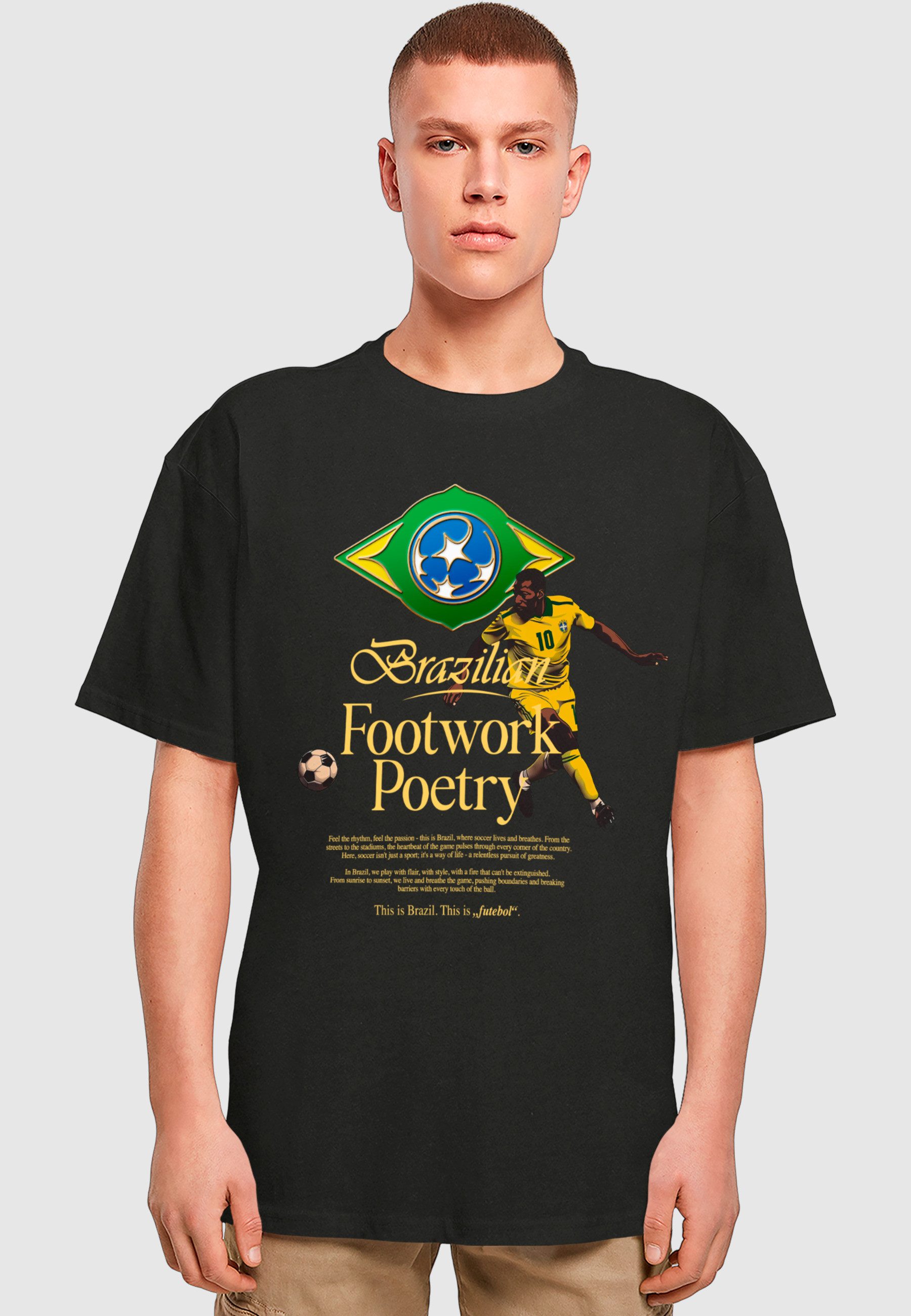 Upscale by Mister Tee T-Shirt Upscale by Mister Tee Footwork Poetry Oversize Tee (1-tlg)